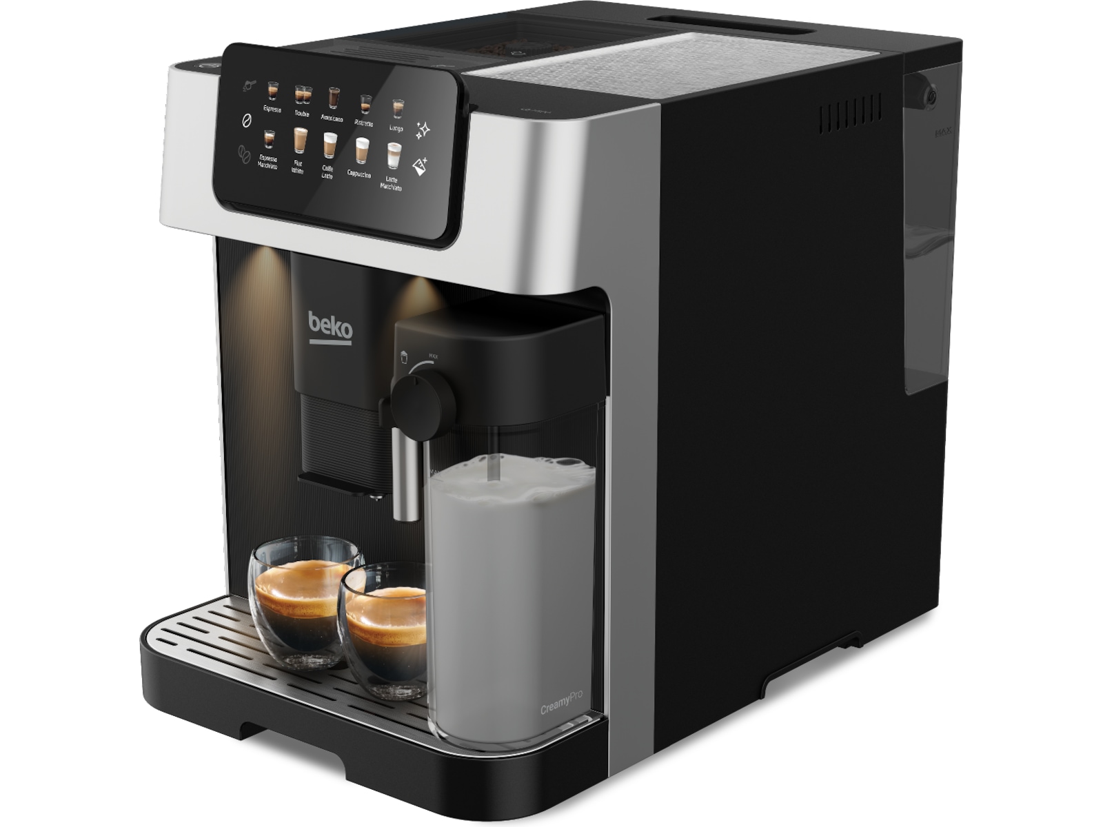 Beko CEG 7304 X helautomatisk espressomaskin (inox) Espressomaskiner