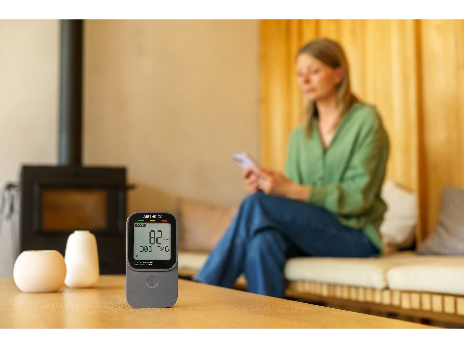 Airthings Corentium Home 2 Radonmätare Sensorer