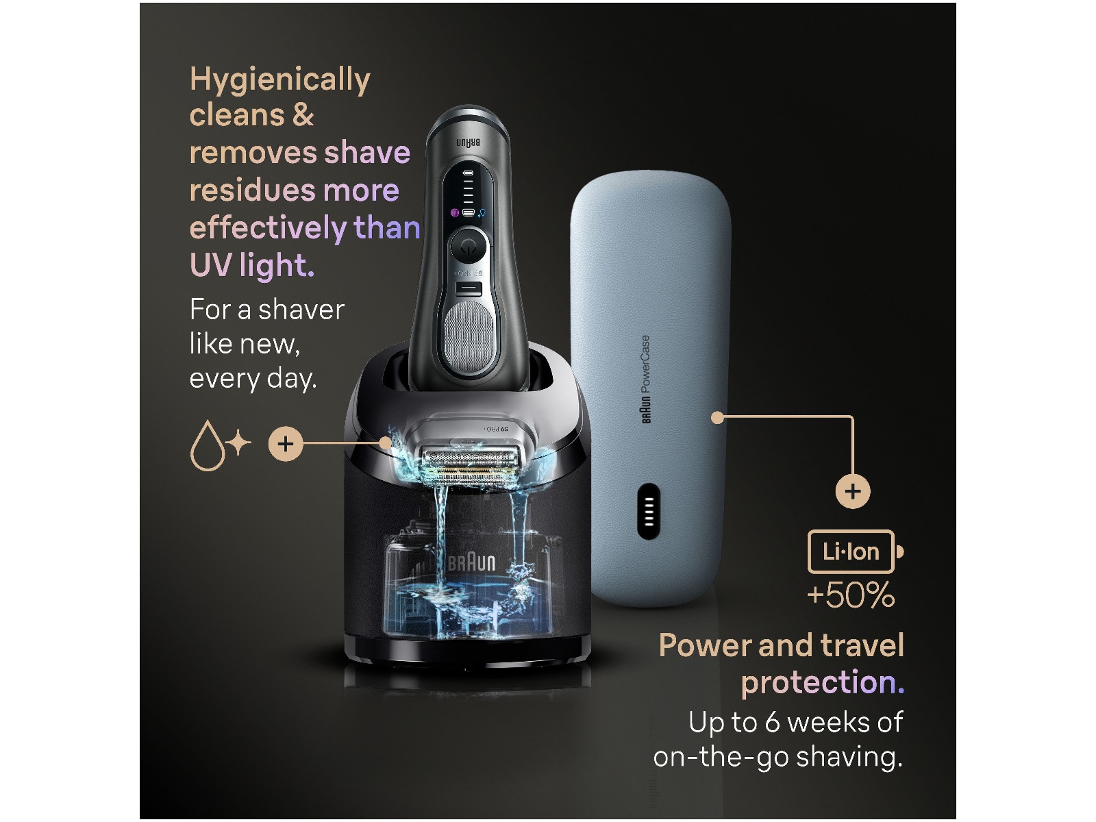 Braun Series 9 PRO+ Elektrisk Rakapparat 9675CC Rakapparat