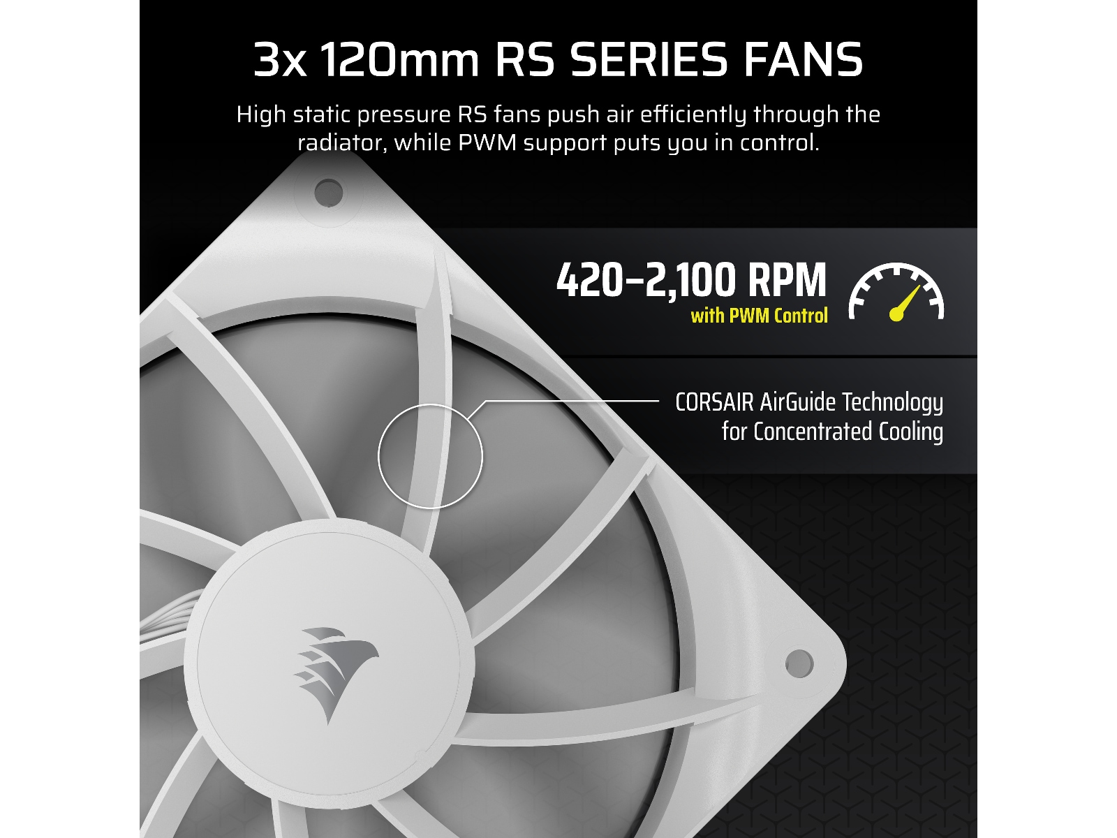 Corsair Nautilus 360 RS LCD Kylare (vit) CPU - Vattenkylning