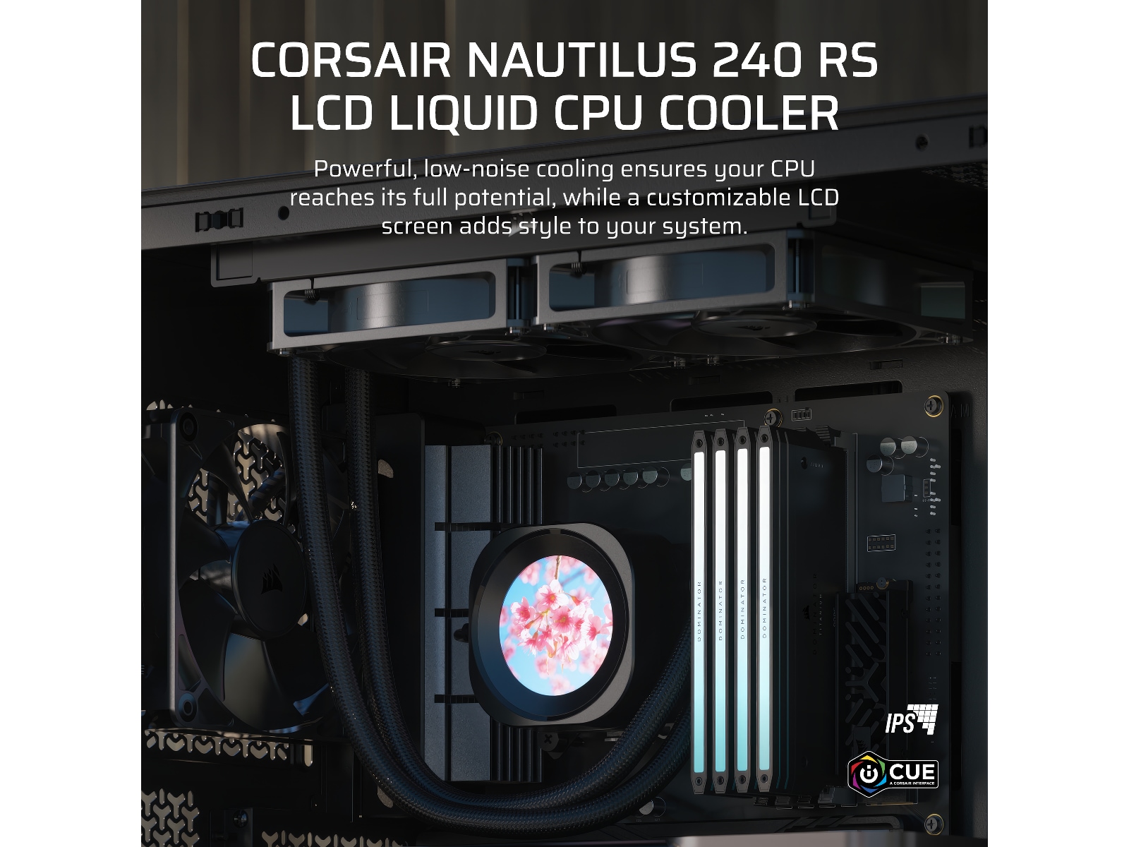 Corsair Nautilus 240 RS LCD Kylare (svart) CPU - Vattenkylning