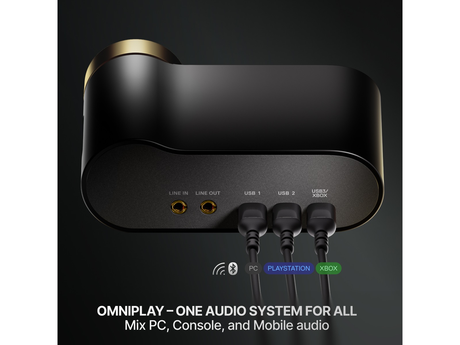 SteelSeries Arctis Nova Elite Trådlös Gamingheadset (salvia och guld) Gamingheadset