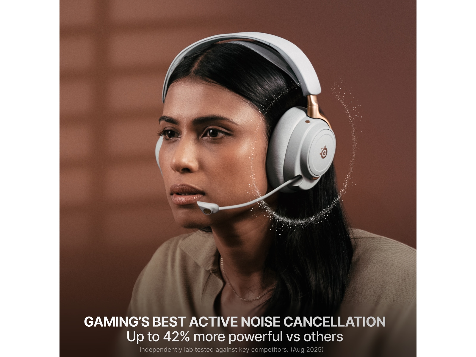 SteelSeries Arctis Nova Elite Trådlös Gamingheadset (salvia och guld) Gamingheadset