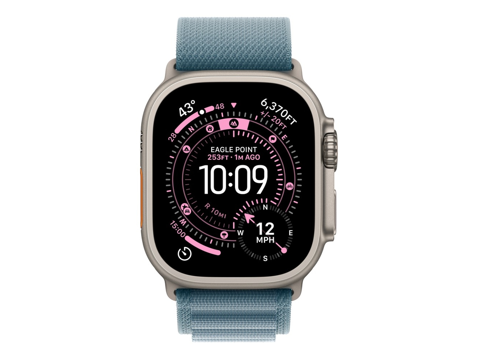 Apple Watch Ultra 3 49mm GPS + LTE Titan (naturlig) Smartwatches