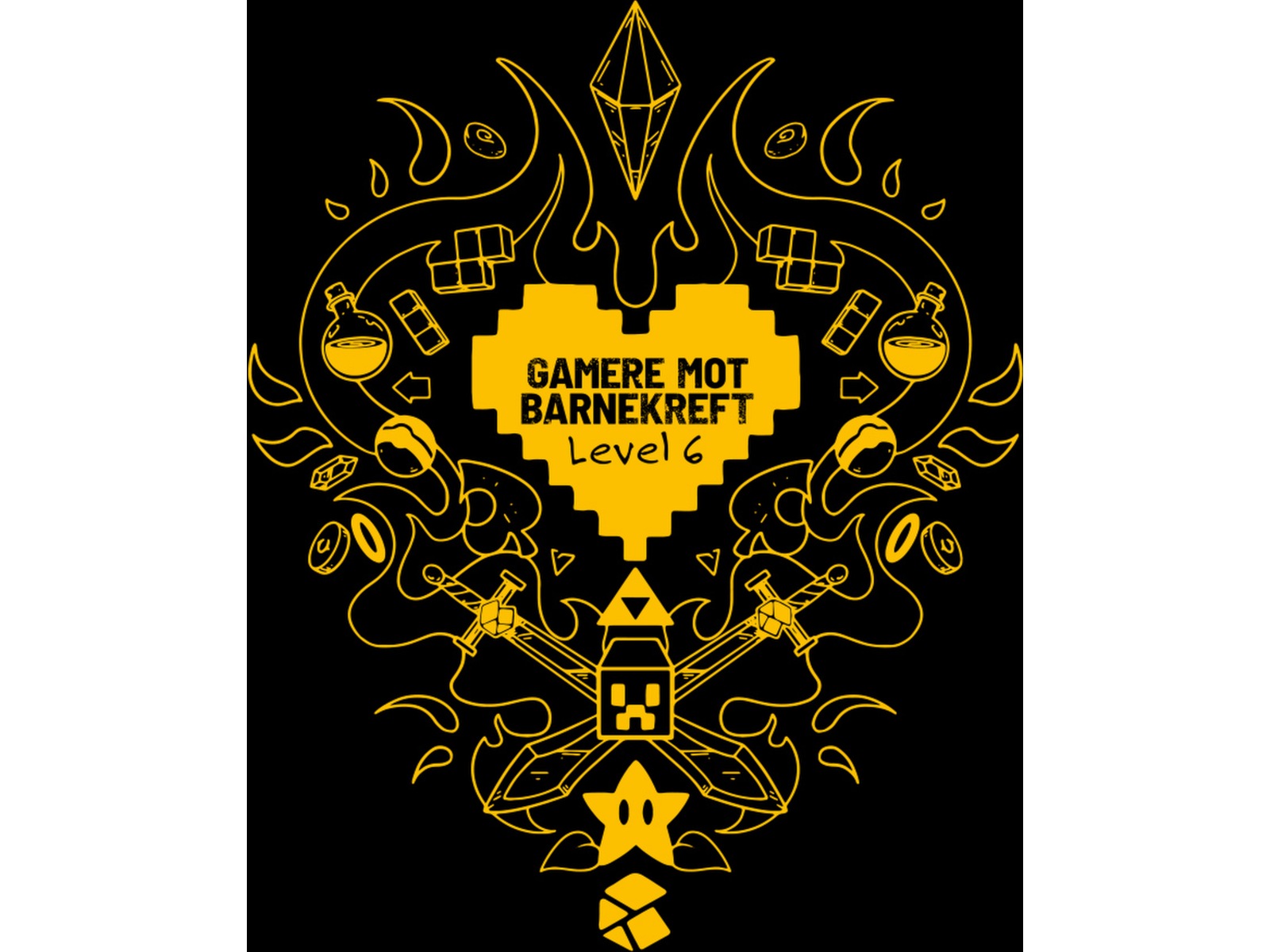 Gamere Mot Barnekreft T-shirt & Hoodie XS Merchandise