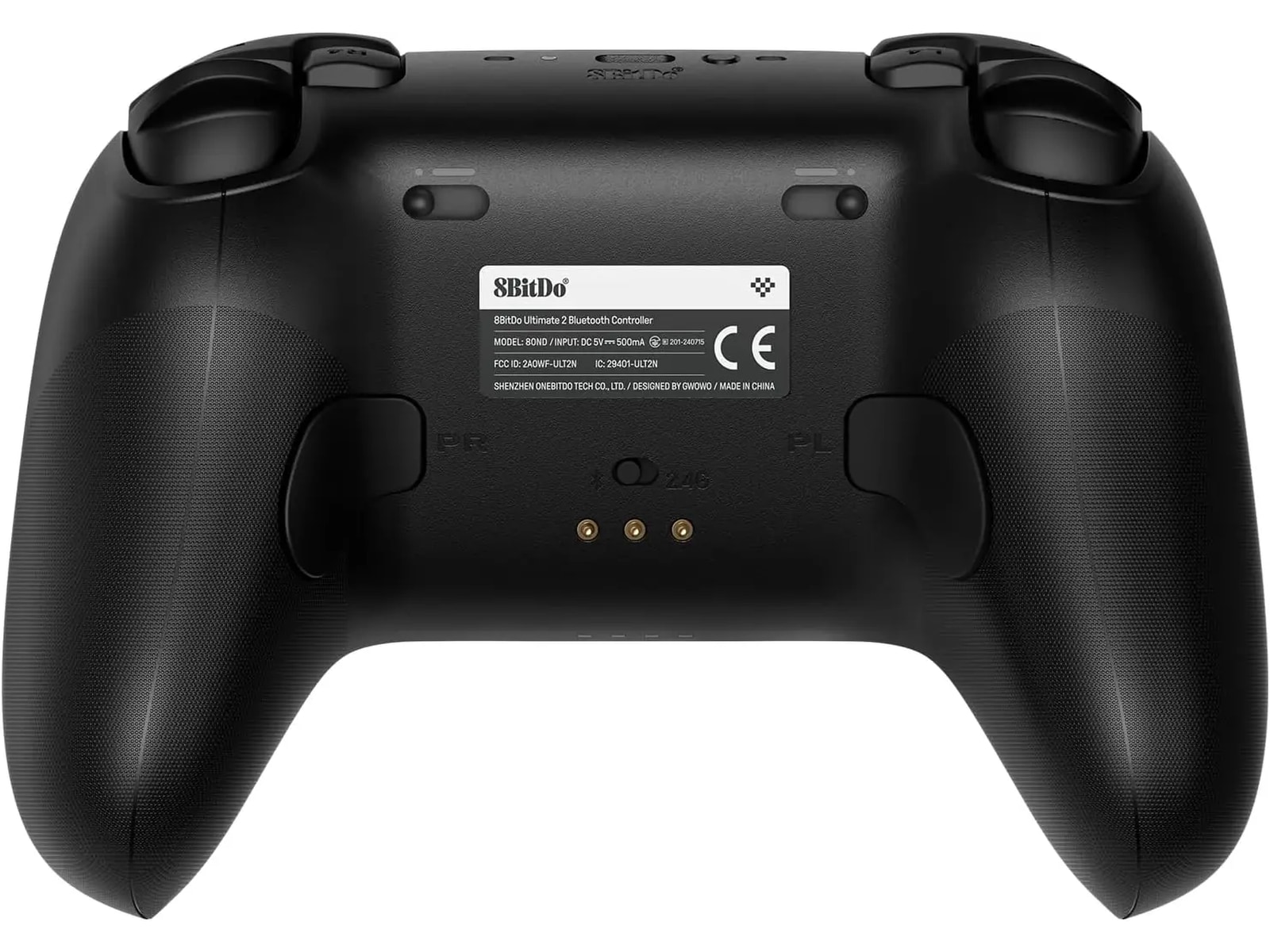 8BitDo Ultimate 2 Trådlös Bluetooth Kontroller (svart) Gamepad