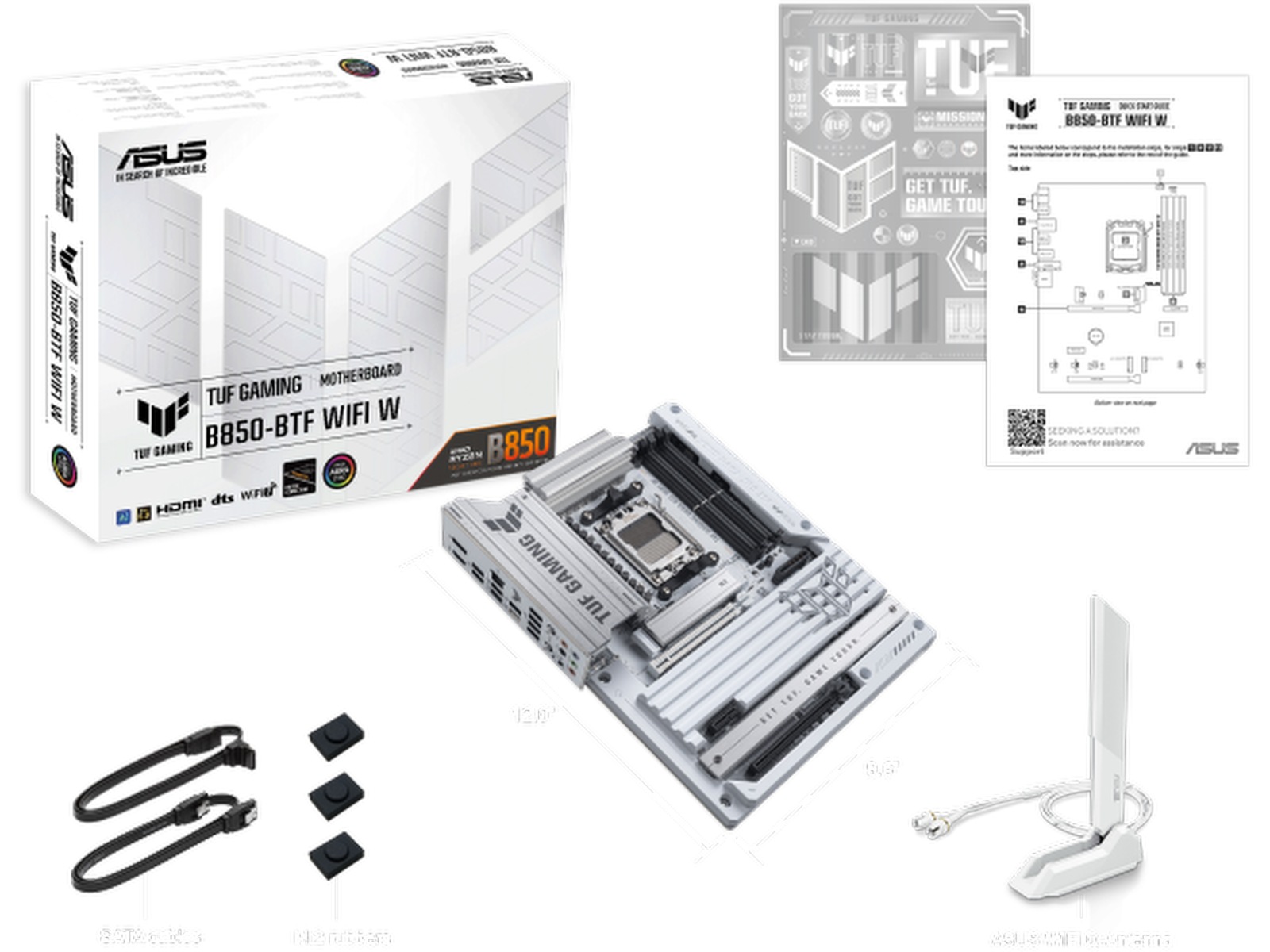 ASUS TUF GAMING B850-BTF WIFI W Moderkort -B-Grade Demo moderkort