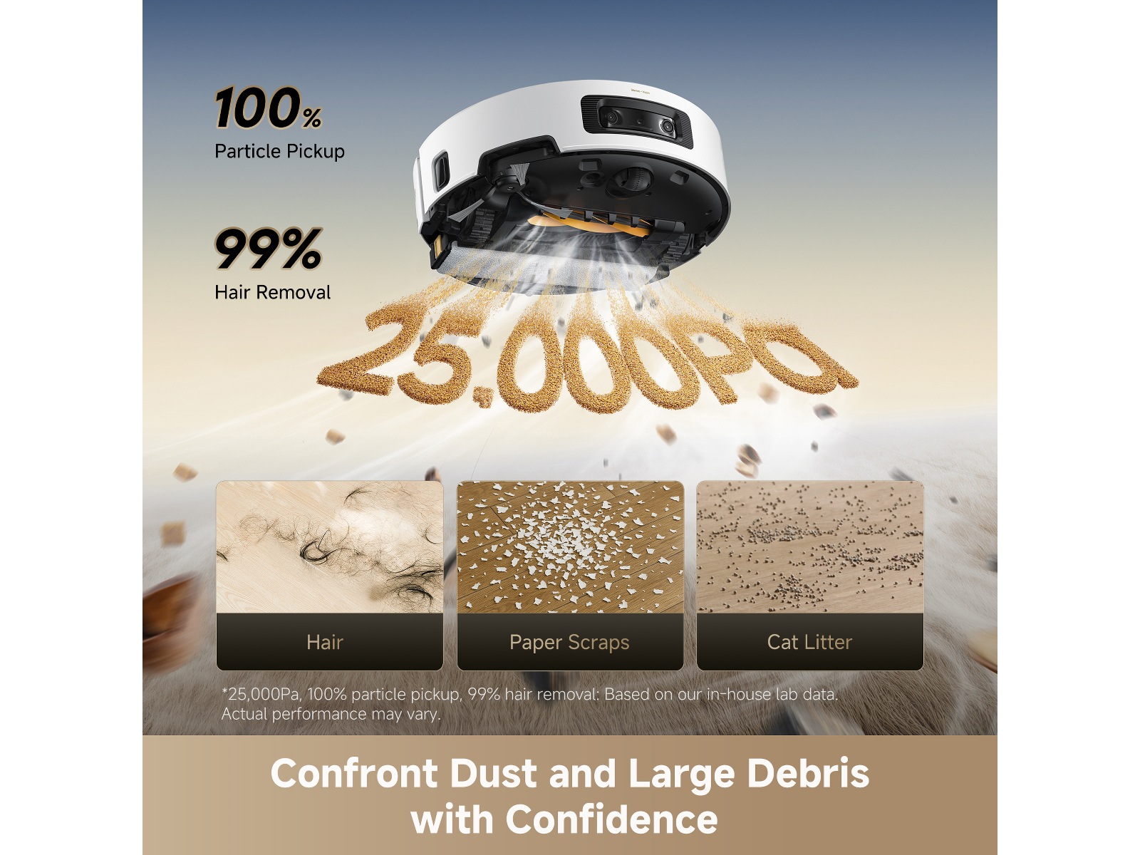 Dreame Aqua10 Ultra Track Complete Robotdammsugare (vit) Robotdammsugare