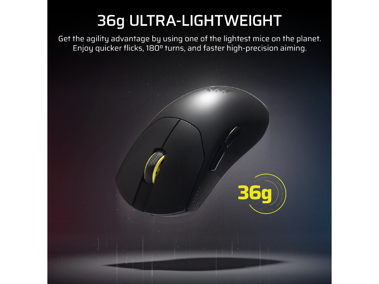 Corsair Sabre v2 Pro Ultralight Trådlös Gaming Mus (svart) Gamingmus