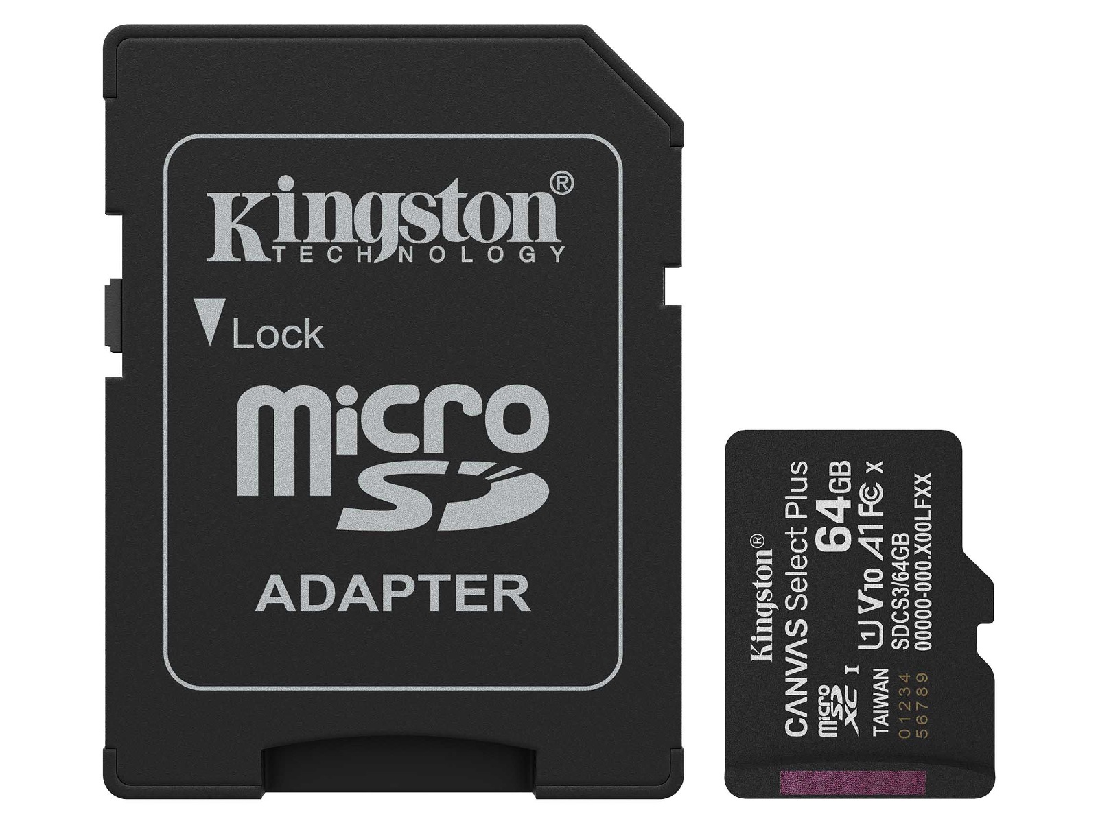 Kingston microSDXC Canvas Select Plus 64GB Minneskort