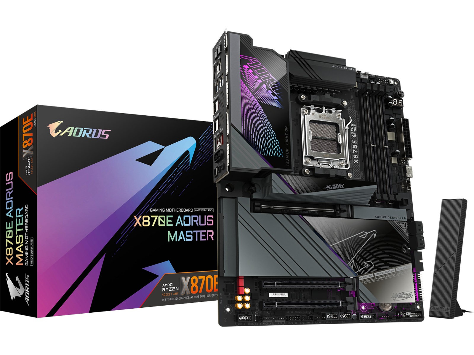 Gigabyte X870E AORUS MASTER Moderkort -B-Grade Demo moderkort