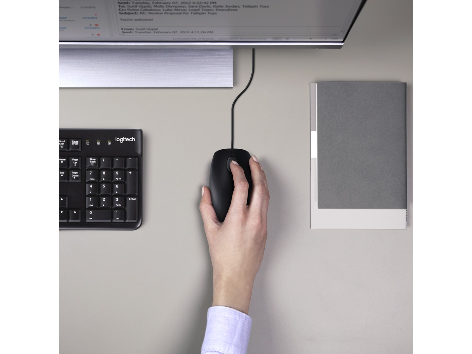 Logitech MK120 Combo Mus & tangentbord -combo-paket