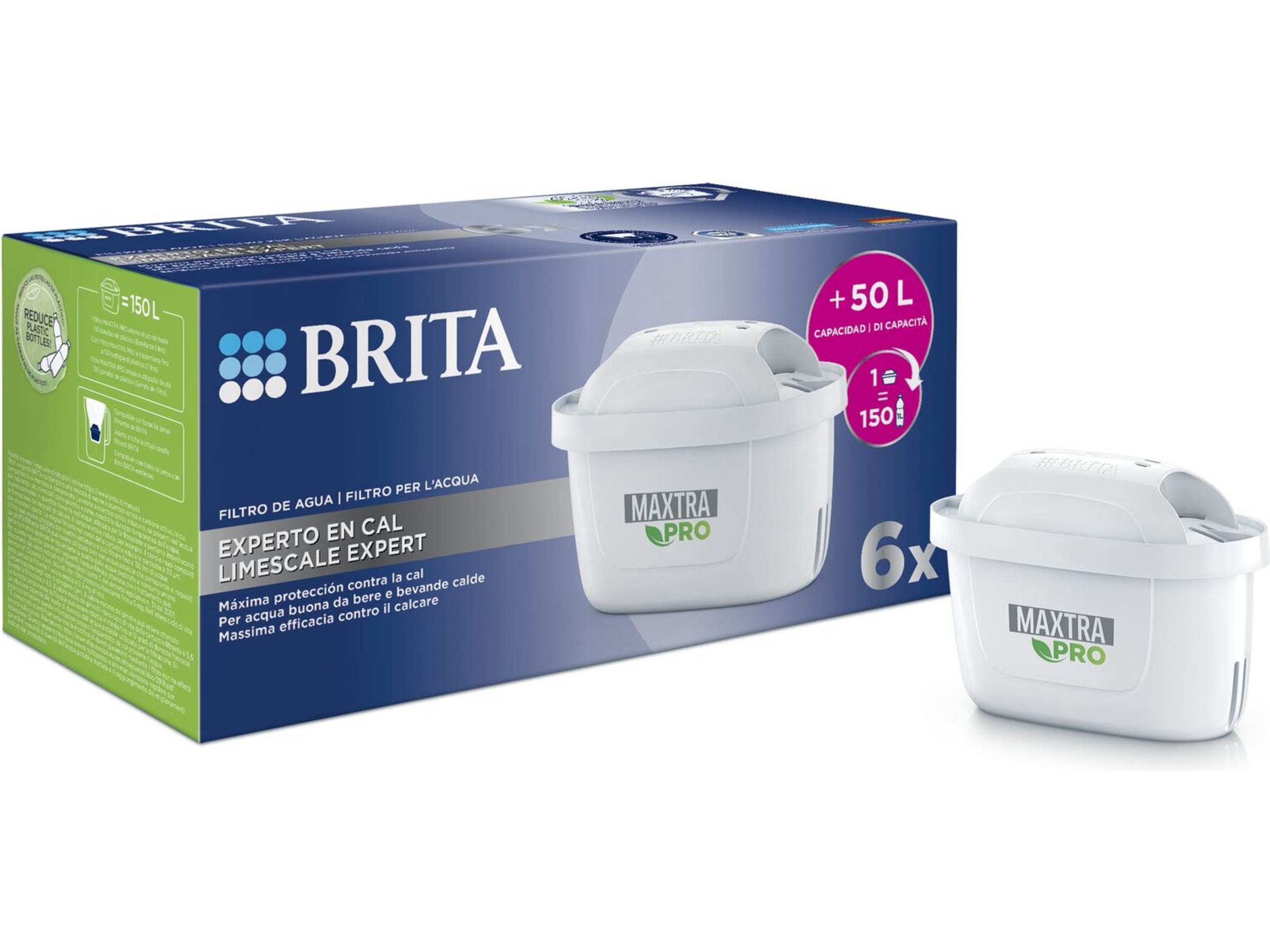 Brita Marella Maxtra Pro Limescale Expert vattenfilter (6-pack) Tillbehör till köksapparater