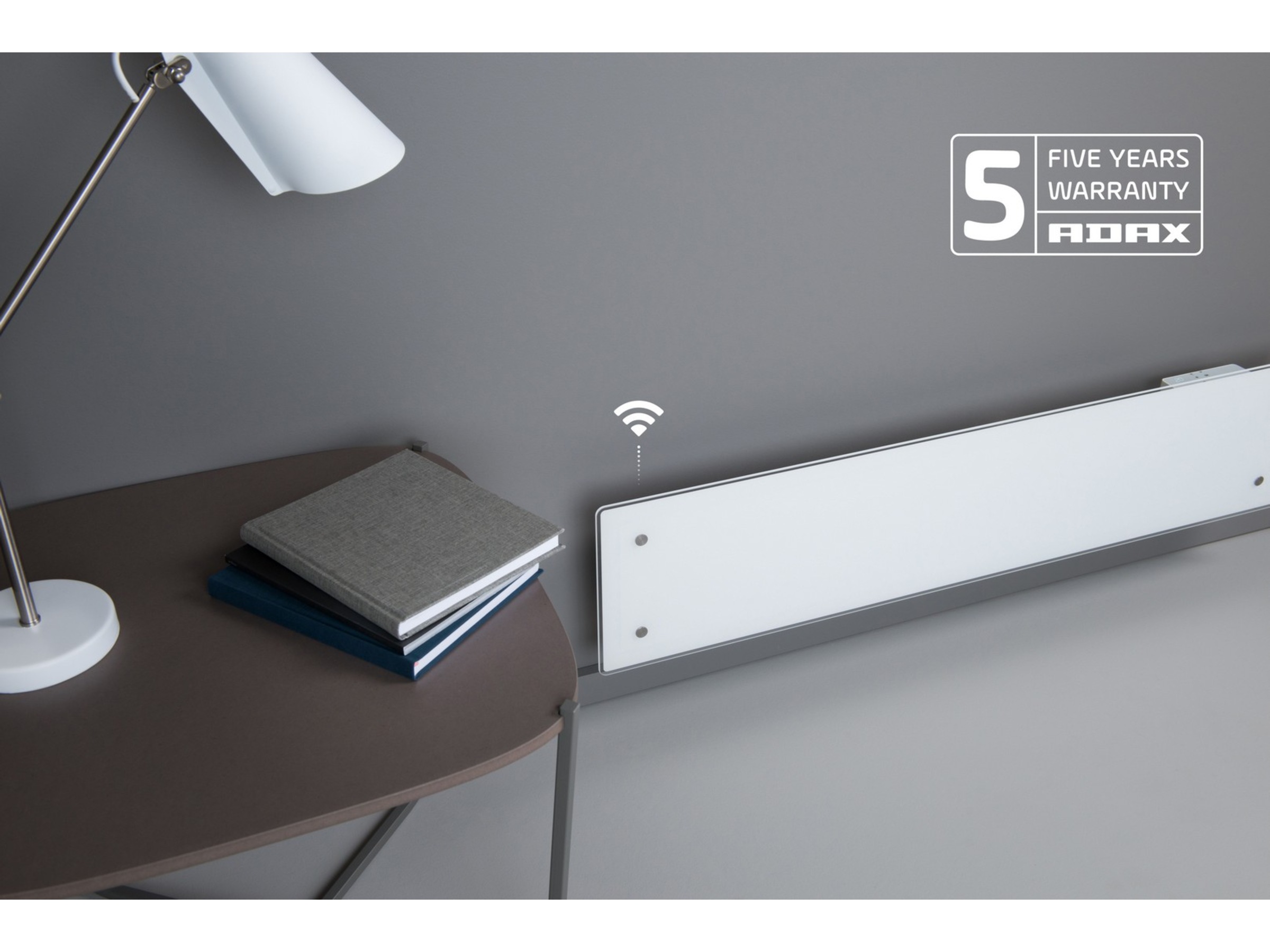 Adax Clea L WiFi Glas Panelelement 600W (vit) Panelelement