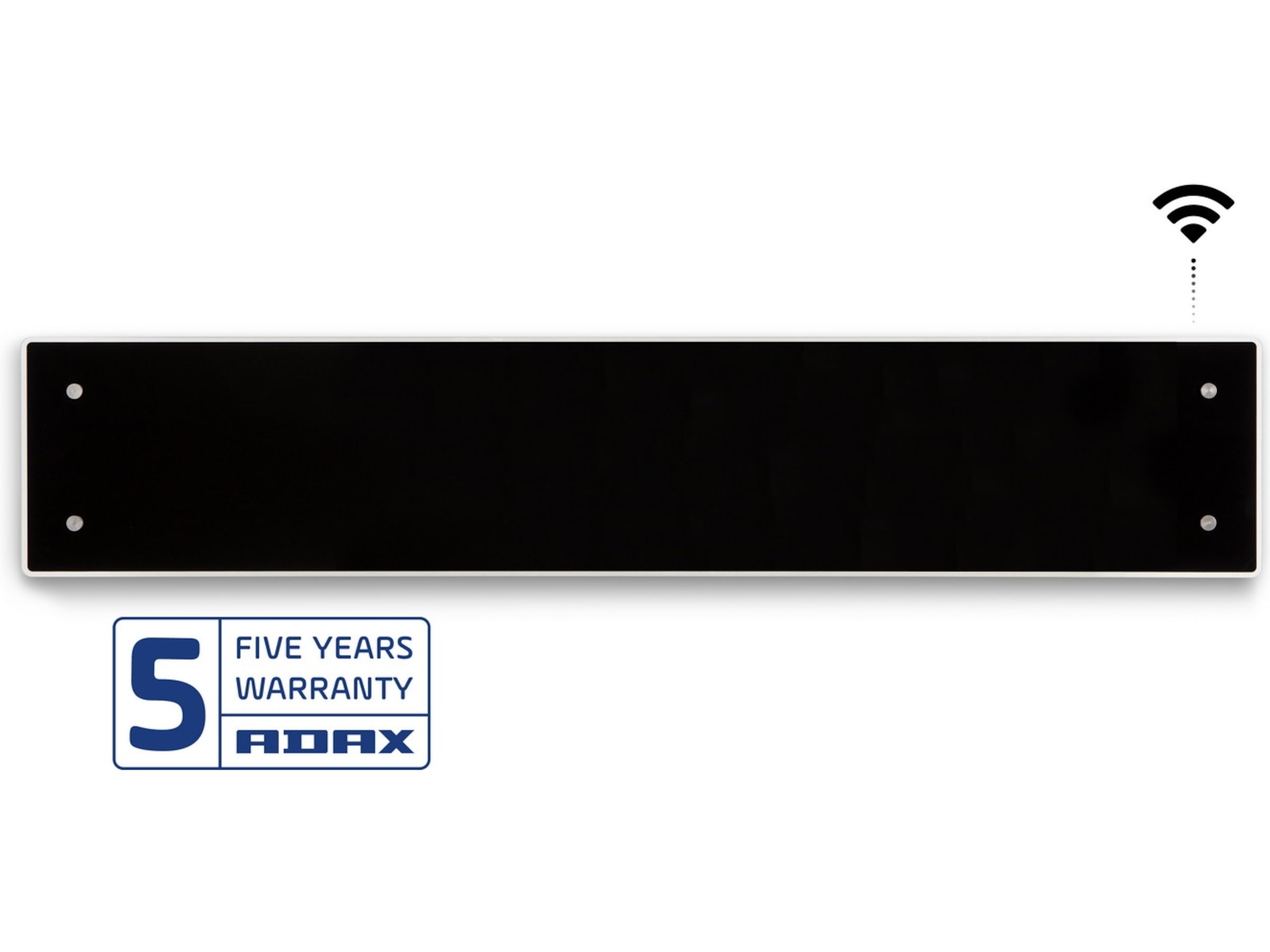 Adax Clea L WiFi Glas Panelelement 1000W (svart) Panelelement