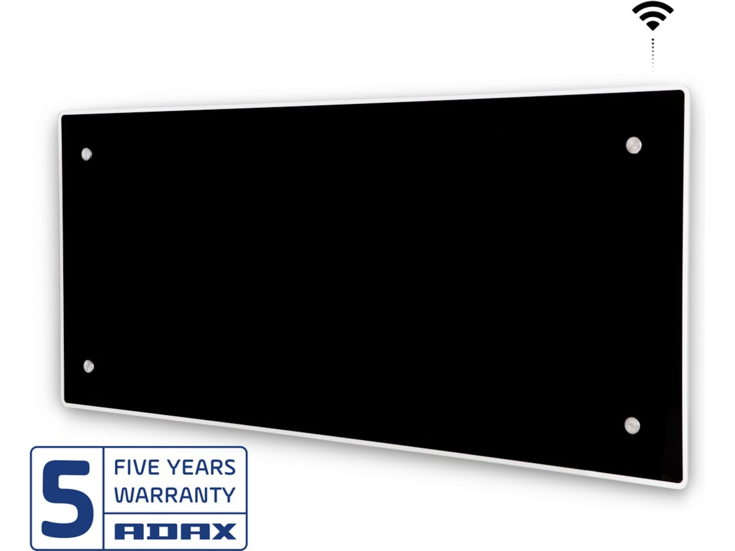 Adax Clea WiFi Glas Panelelement 1000W (svart) -B-Grade Demo hem & hushåll