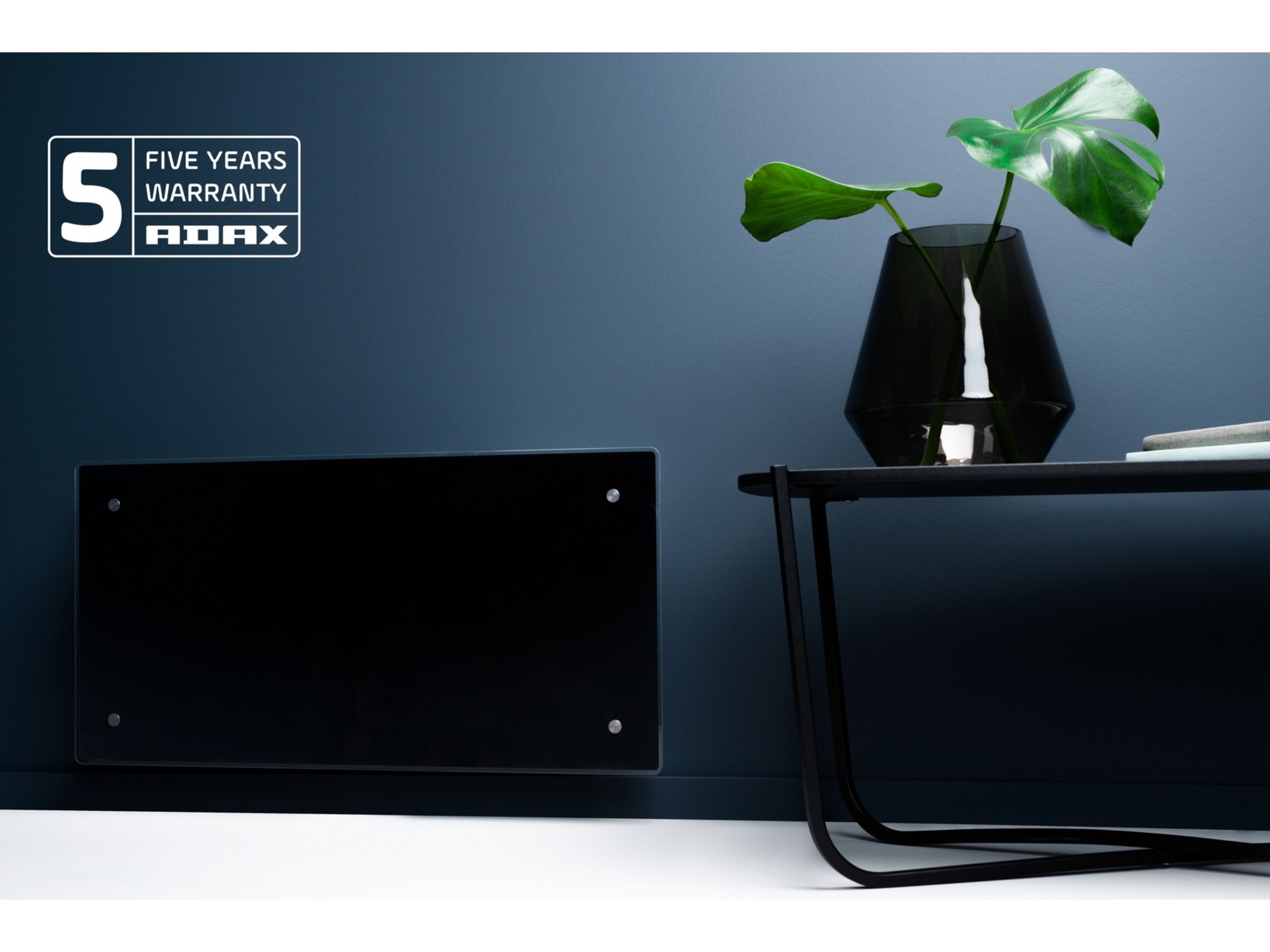 Adax Clea WiFi Glas Panelelement 1000W (svart) -B-Grade Demo hem & hushåll