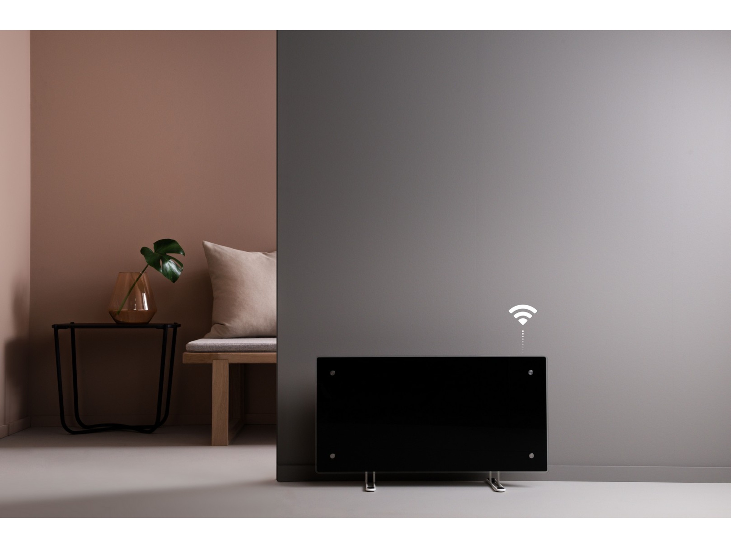 Adax Clea WiFi Glas Panelelement 1000W (svart) -B-Grade Demo hem & hushåll