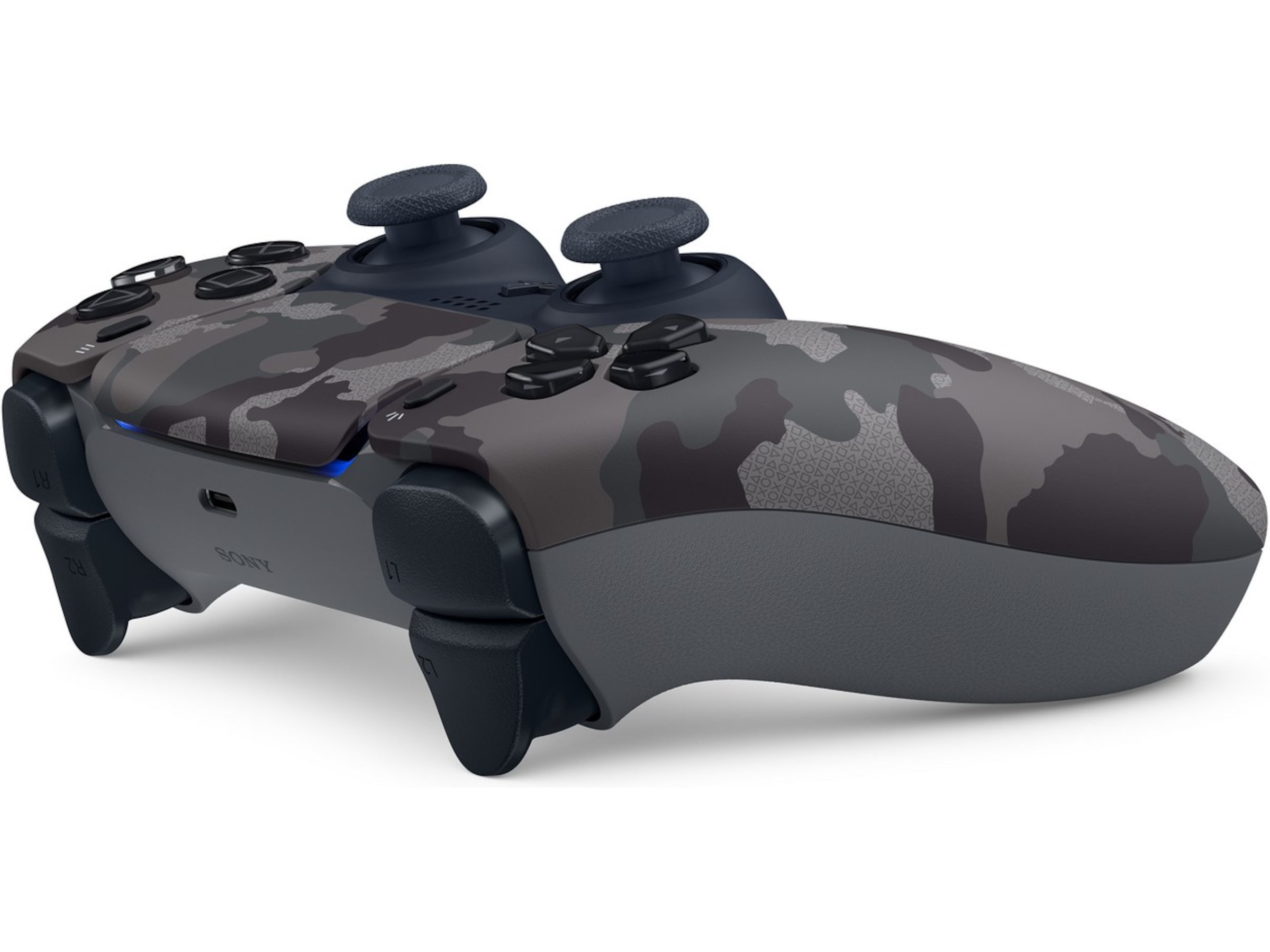 PlayStation 5 DualSense Kontroller (Grey Camo) Tillbehör till spelkonsoler