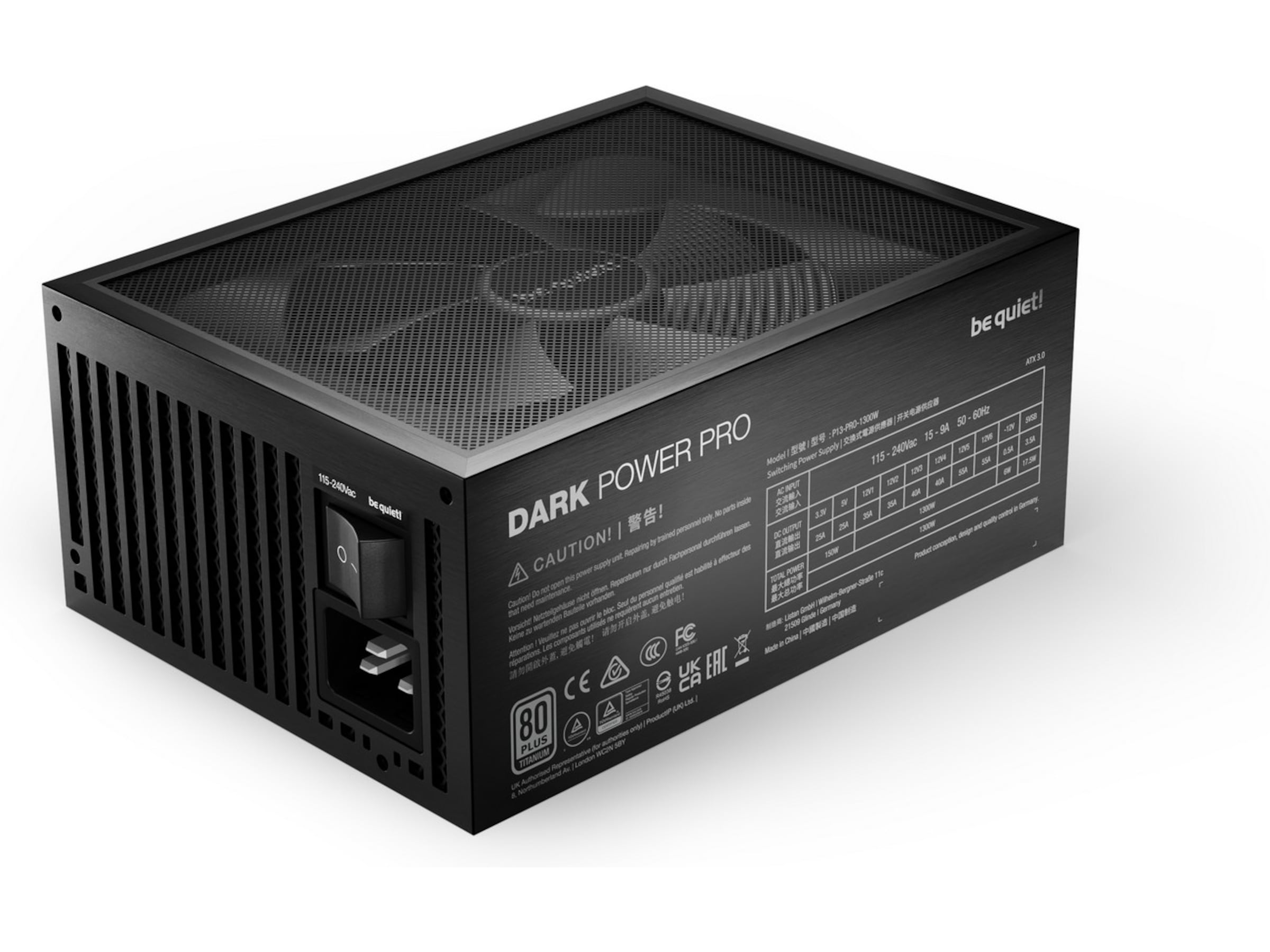 be quiet! Dark Power Pro 13 1600W PSU Nätaggregat