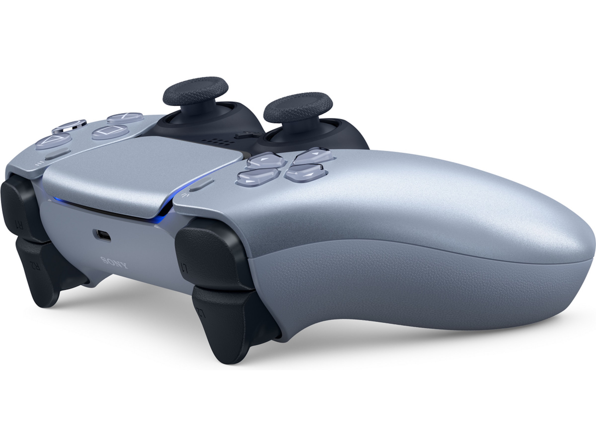 PlayStation 5 DualSense Kontroller (Sterling Silver) Tillbehör till spelkonsoler