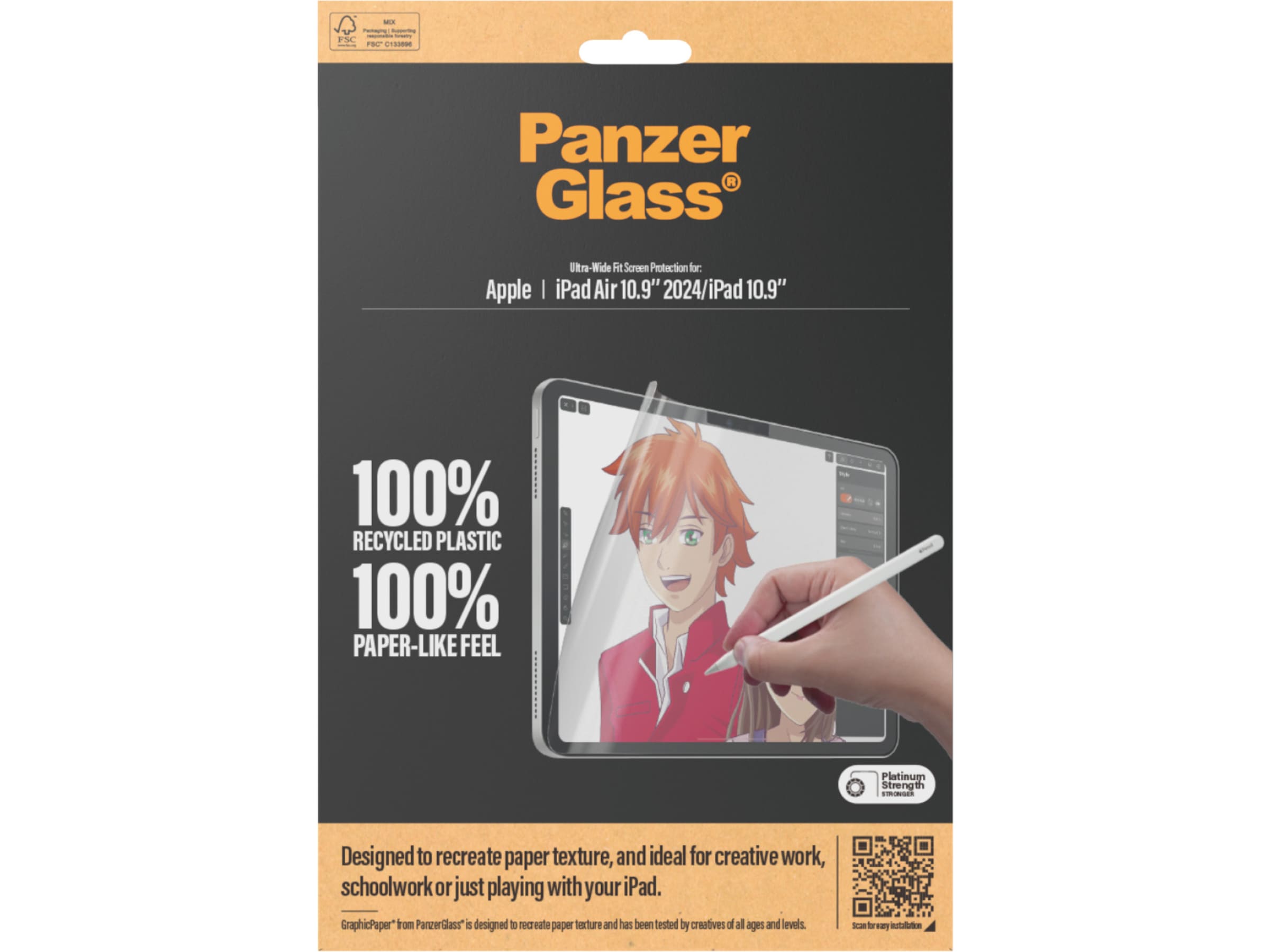 PanzerGlass iPad Air 10,9'' og 11" GraphicPaper Skärmskydd Skärmskydd surfplattor