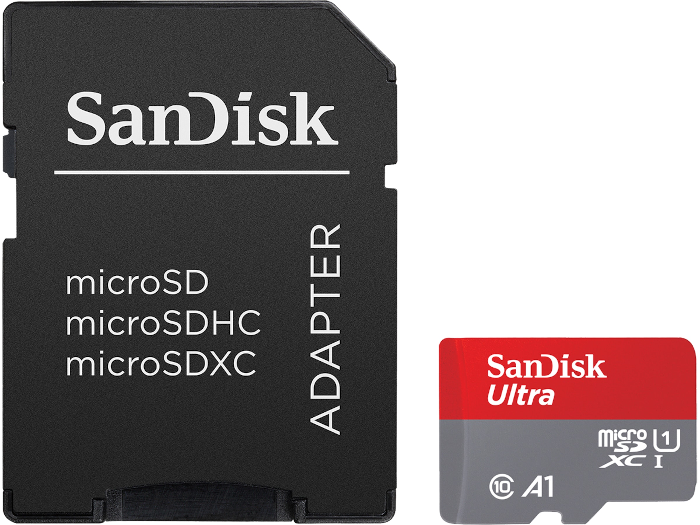 SanDisk Ultra microSDXC 128GB + SD Adapter Minneskort