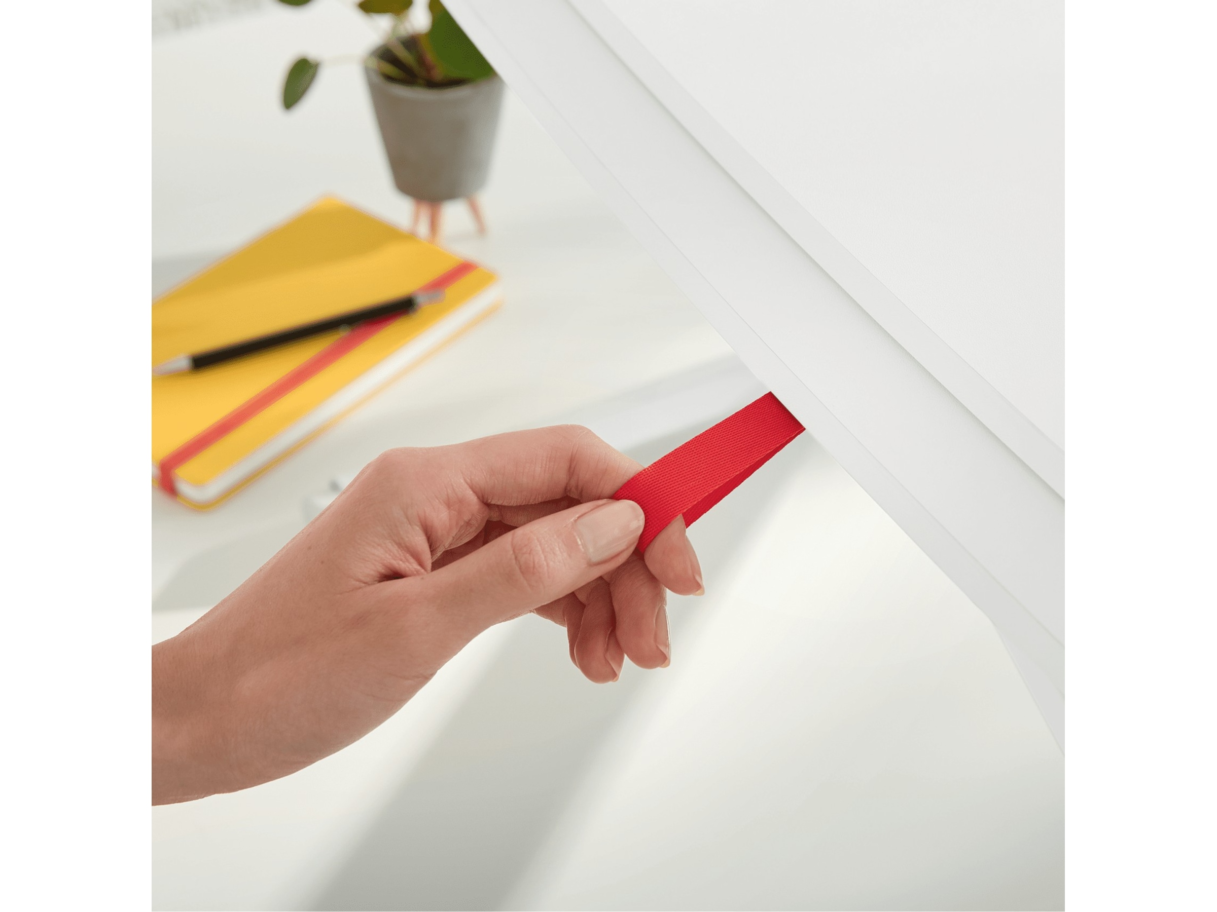 Leitz Ergo Cosy Justerbart PC-bord med skiva (vit) Laptopstativ