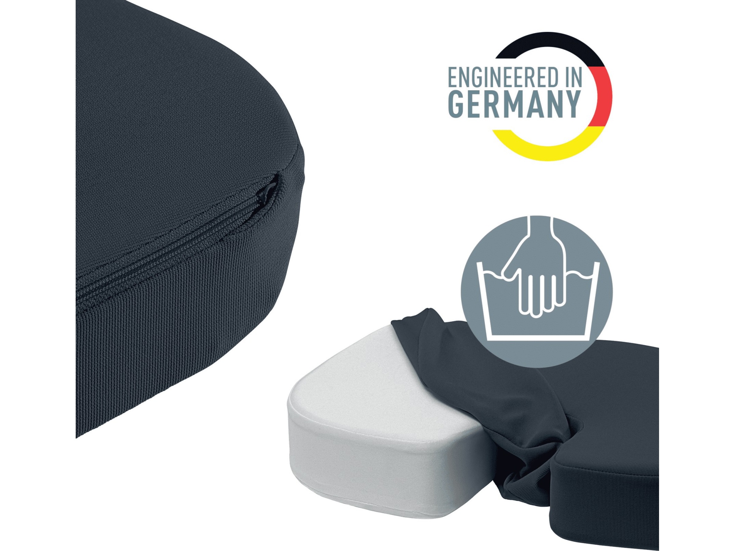 Leitz Ergo Cosy Sittdyna (grå) Sittdyna