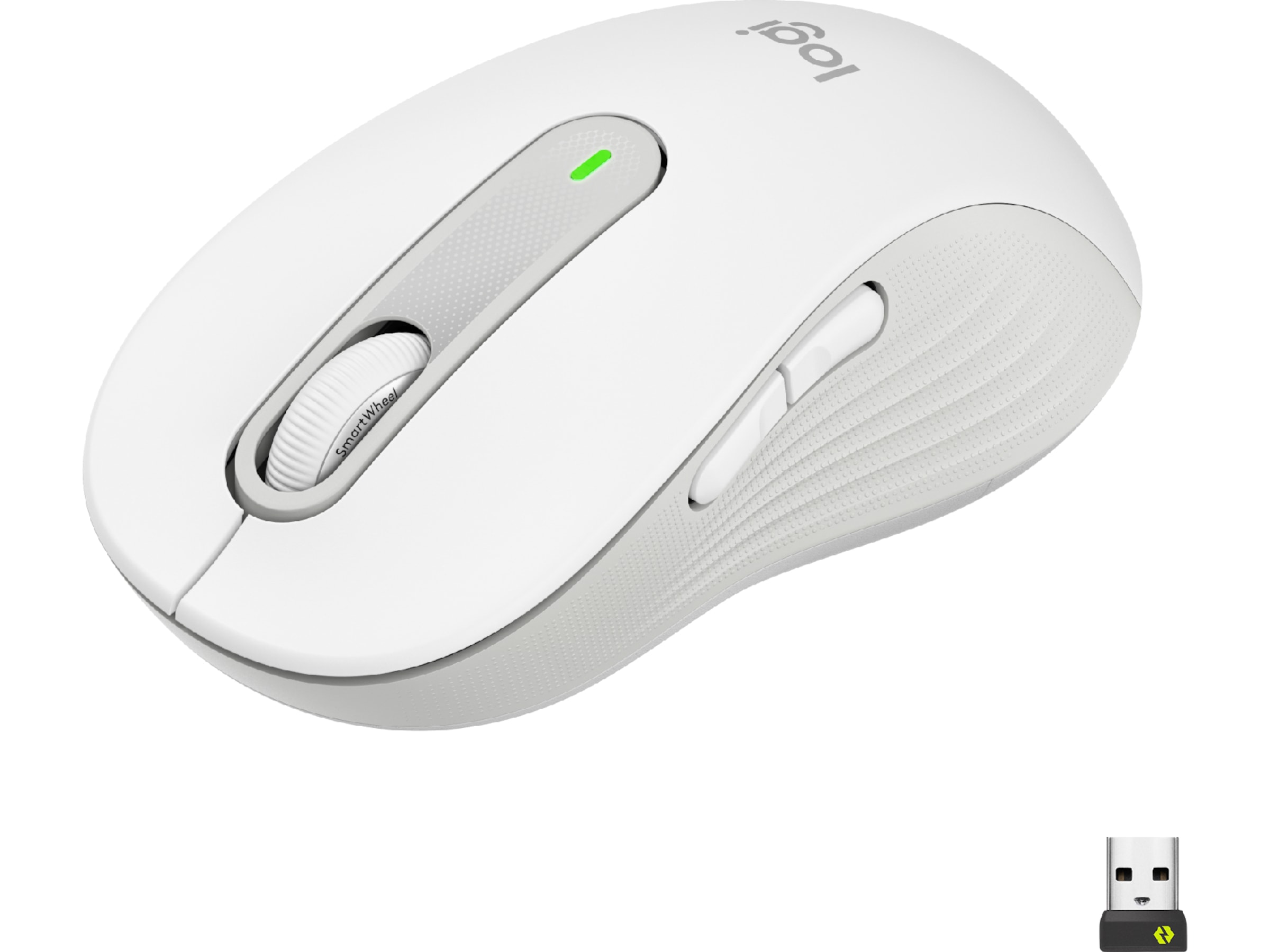 Logitech Signature M650 Large trådlös mus Offwhite Mus