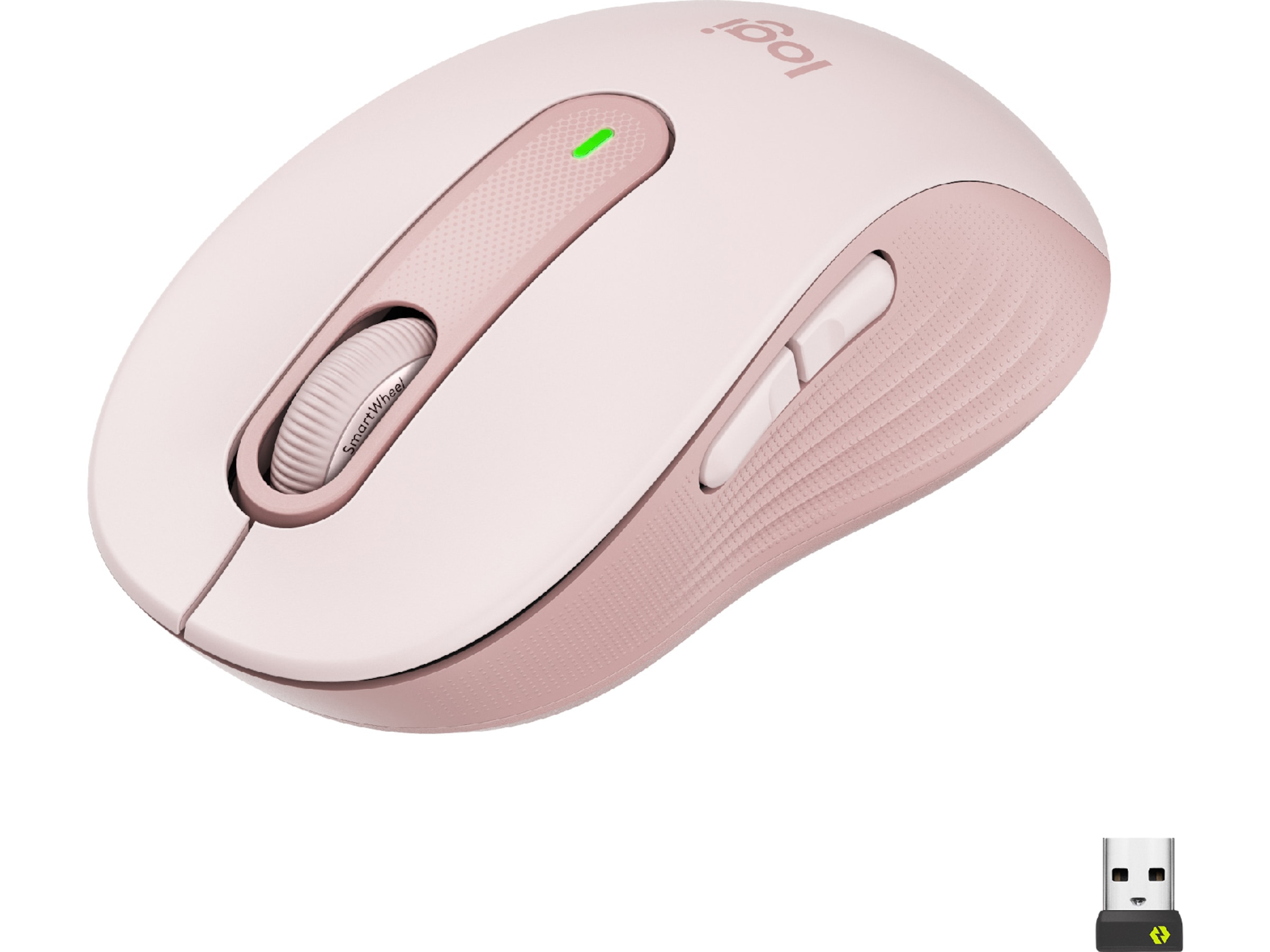 Logitech Signature M650 Medium  trådlös mus Rosa Mus