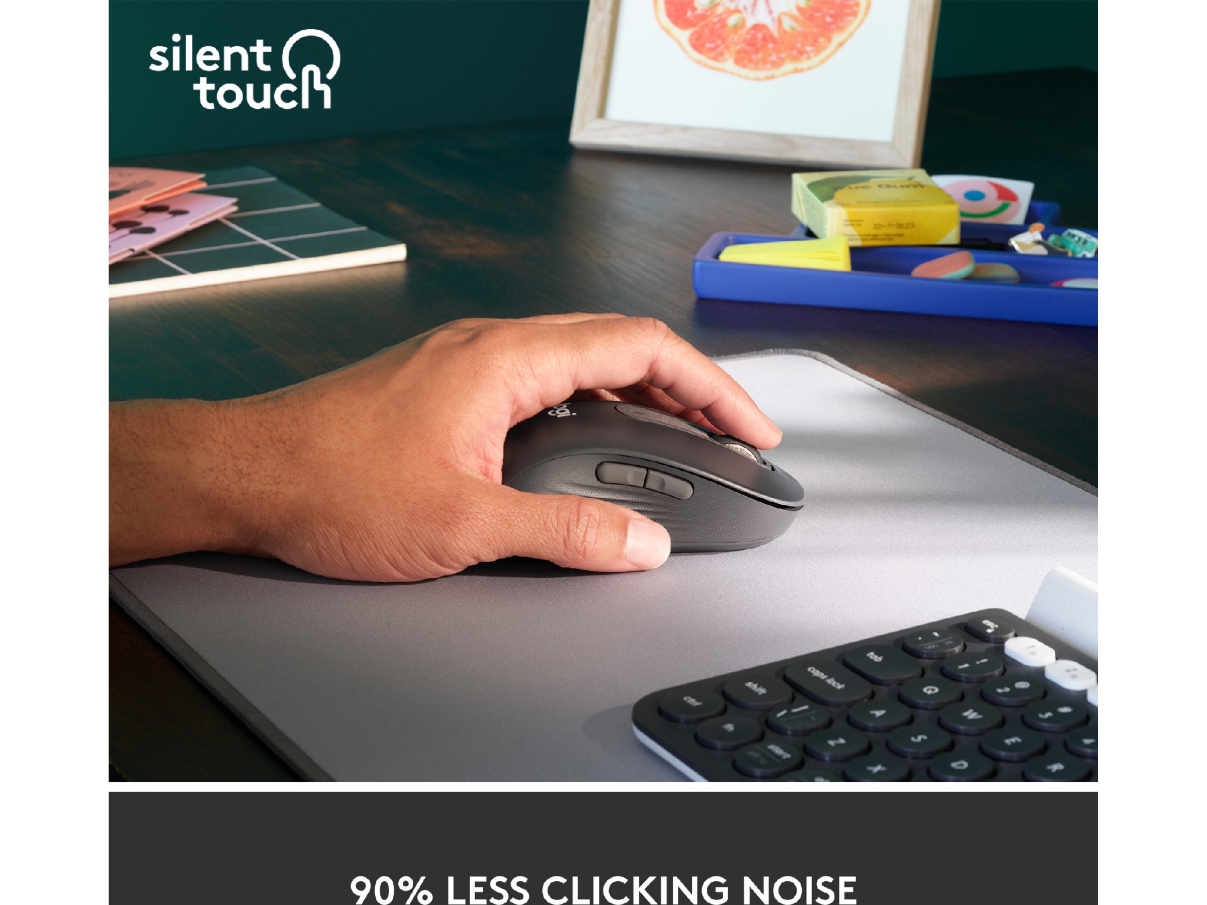 Logitech Signature M650 Large trådlös mus (grafitgrå) Mus