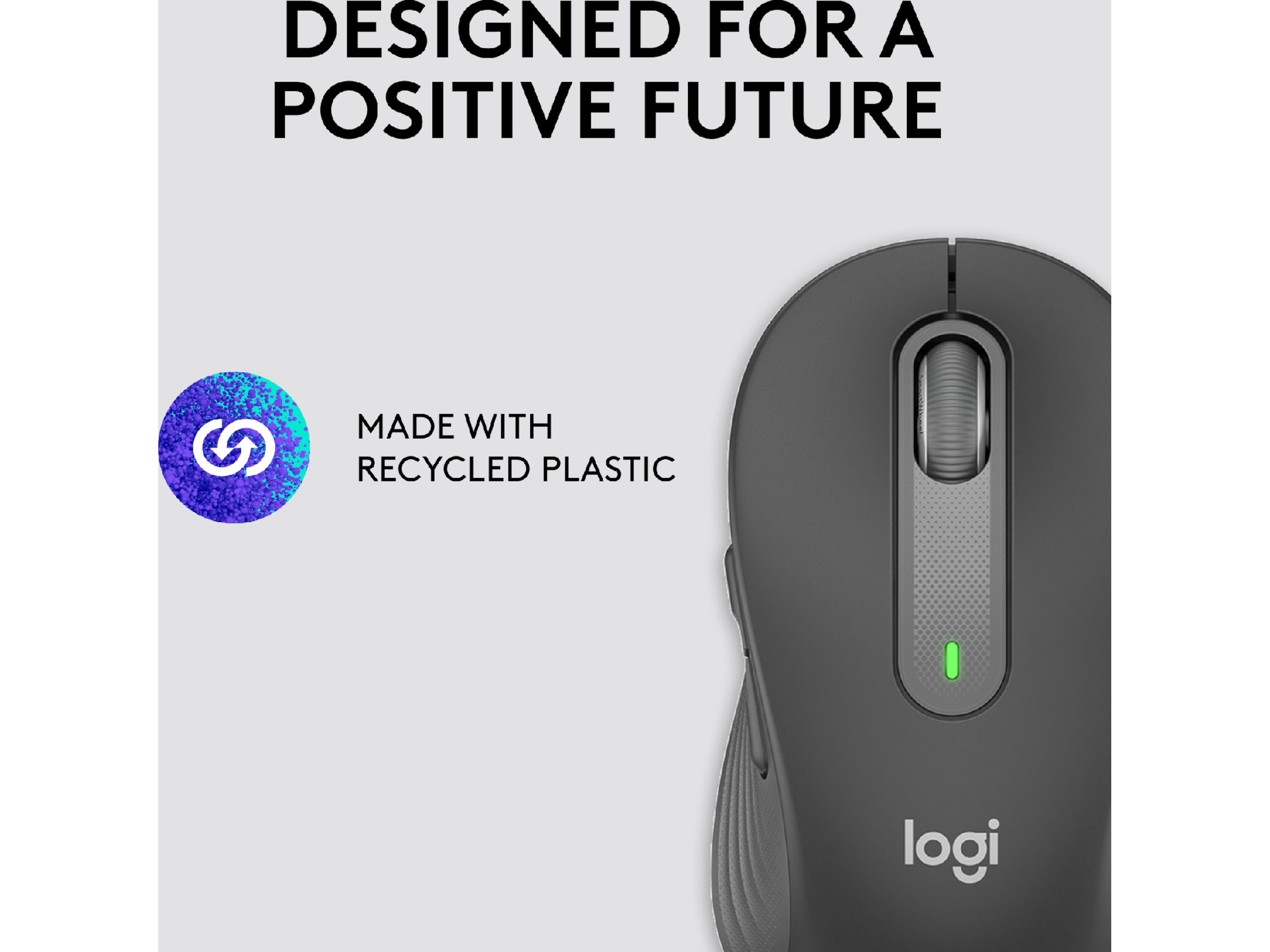Logitech Signature M650 Large  trådlös mus grafitgrå Mus