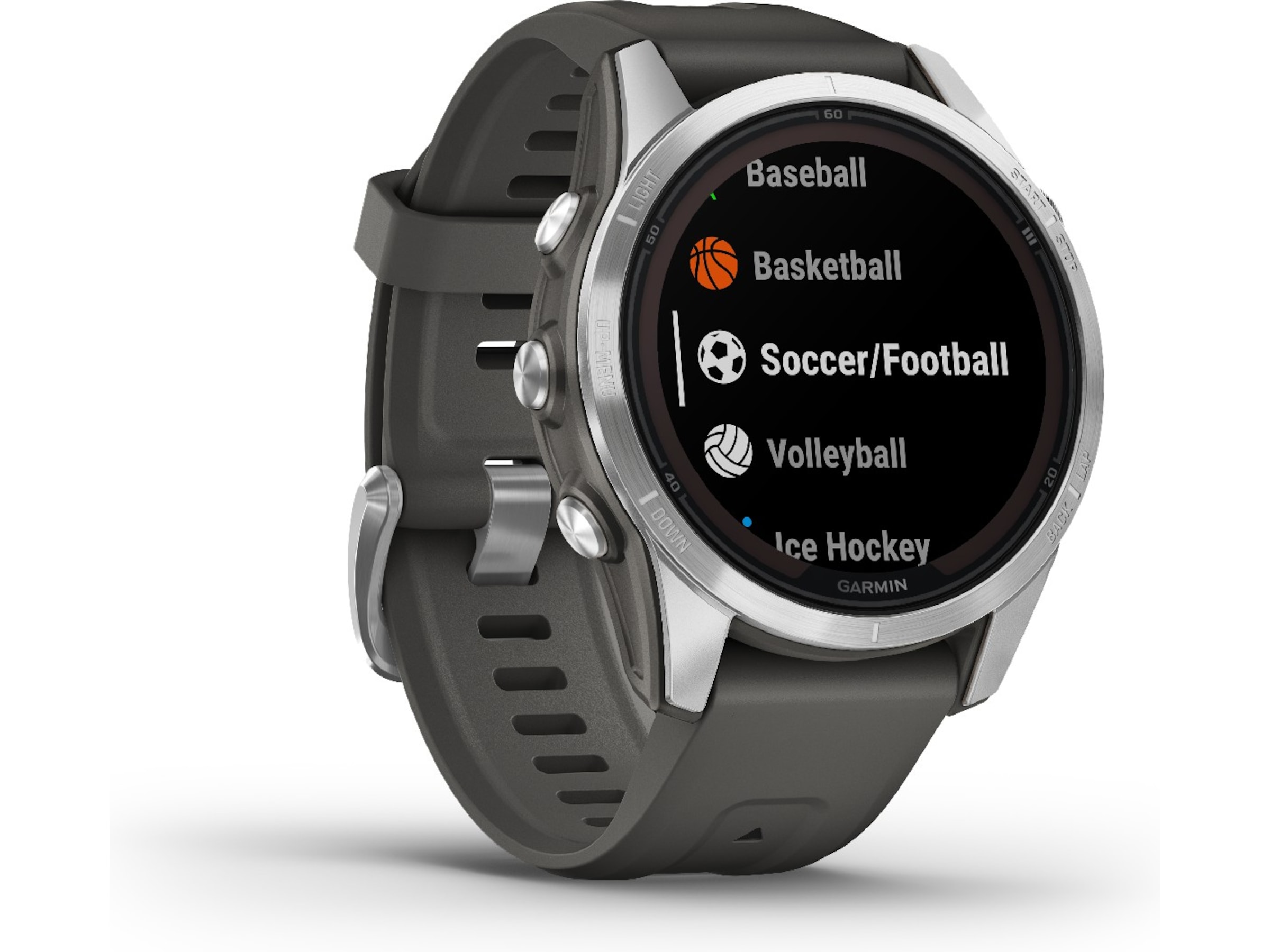 Garmin fenix 7S Pro Solar 42mm GPS (silver/graphite) Smartwatches