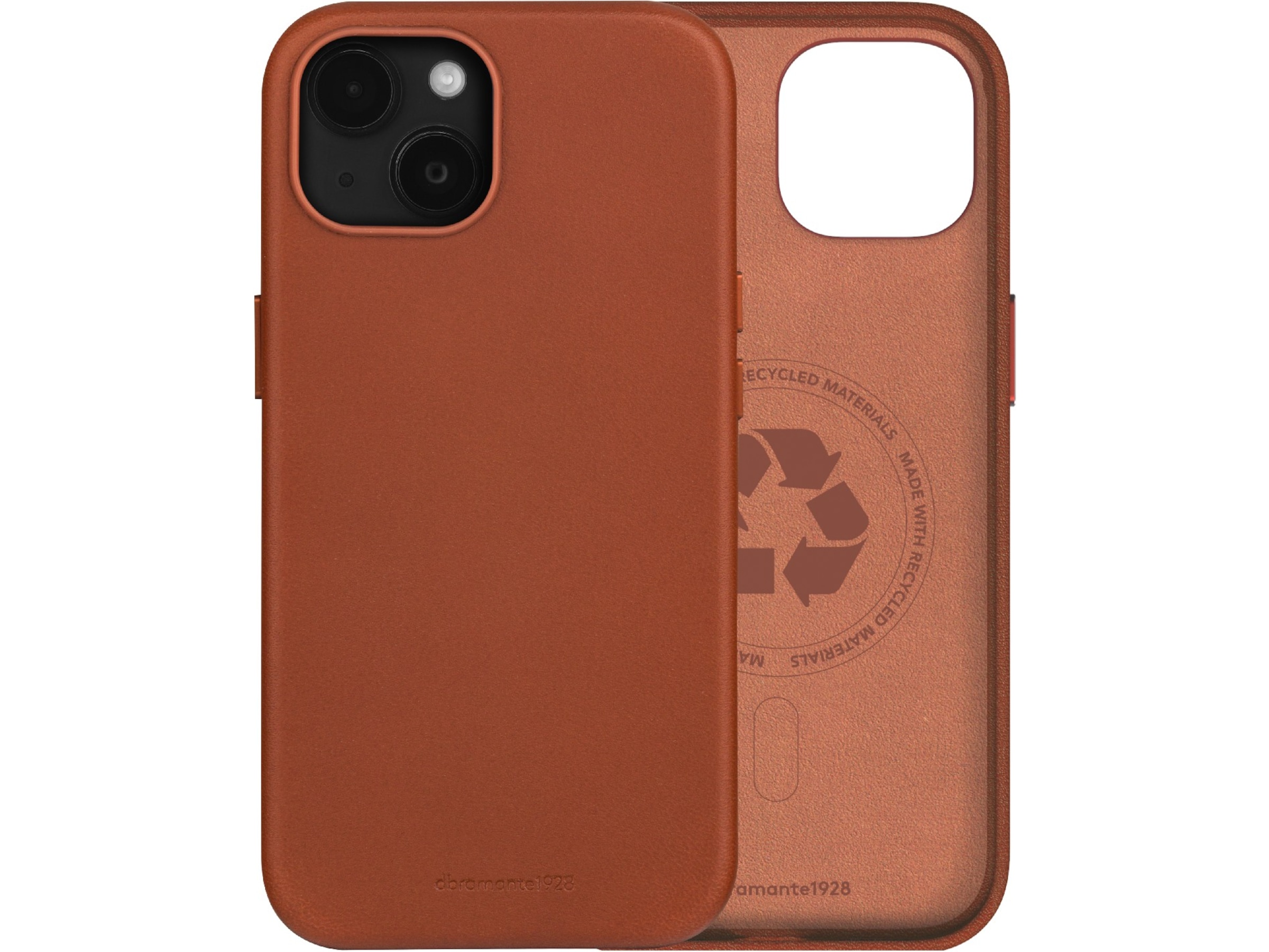 dbramante1928 iPhone 15 Plus Roskilde läderskal (brun) Mobilskal