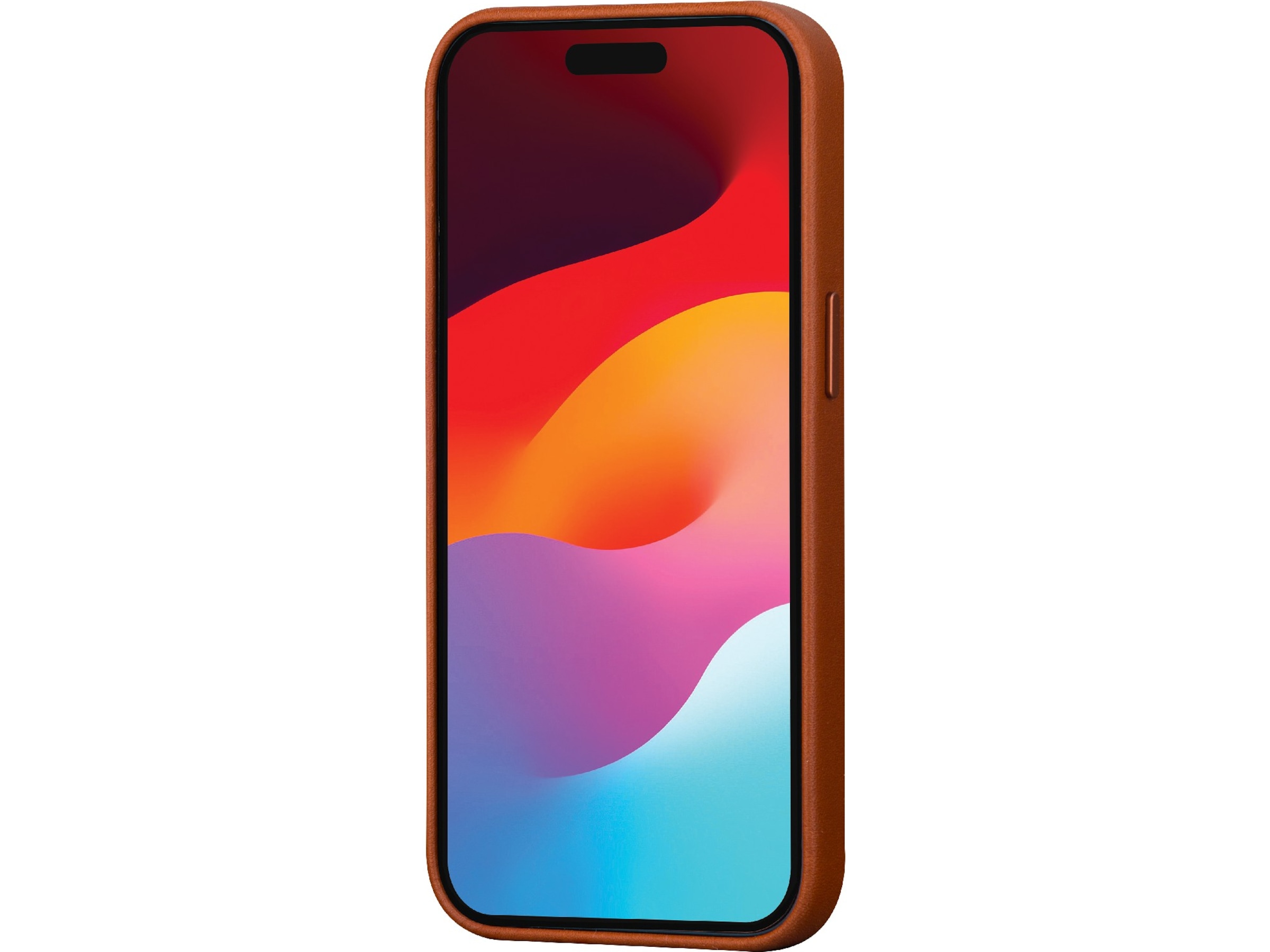 dbramante1928 iPhone 15 Plus Roskilde läderskal (brun) Mobilskal