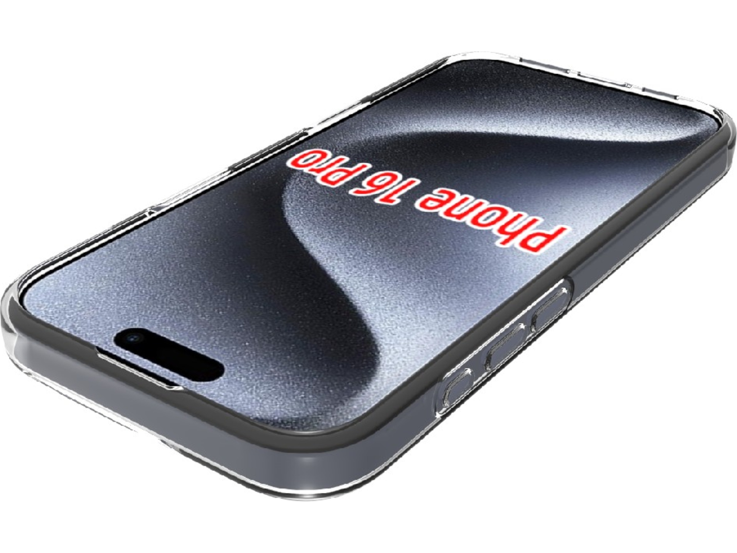 iiglo iPhone 16 Pro Silikonskal (transparent) Mobilskal