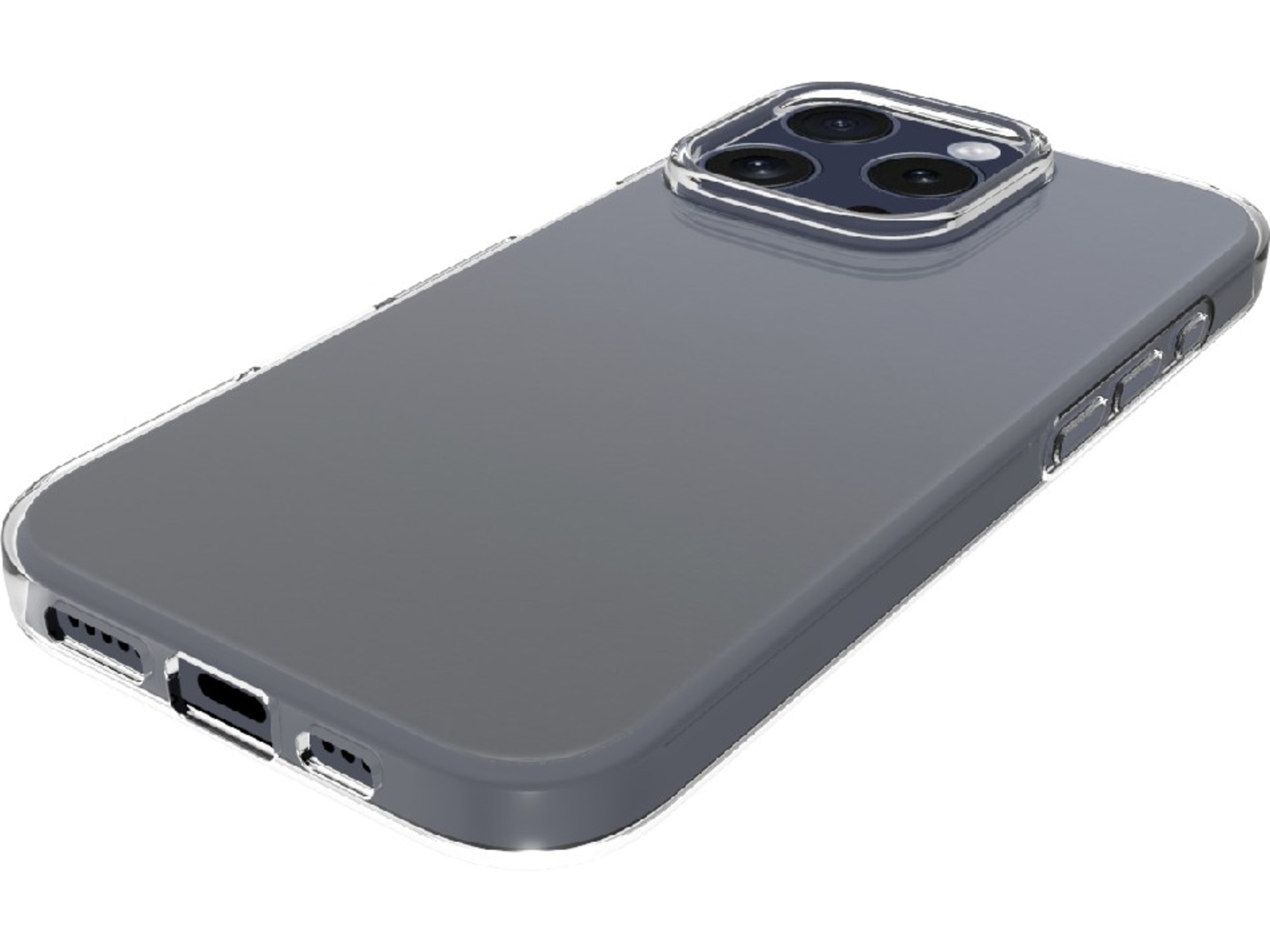 iiglo iPhone 16 Pro Silikonskal (transparent) Mobilskal