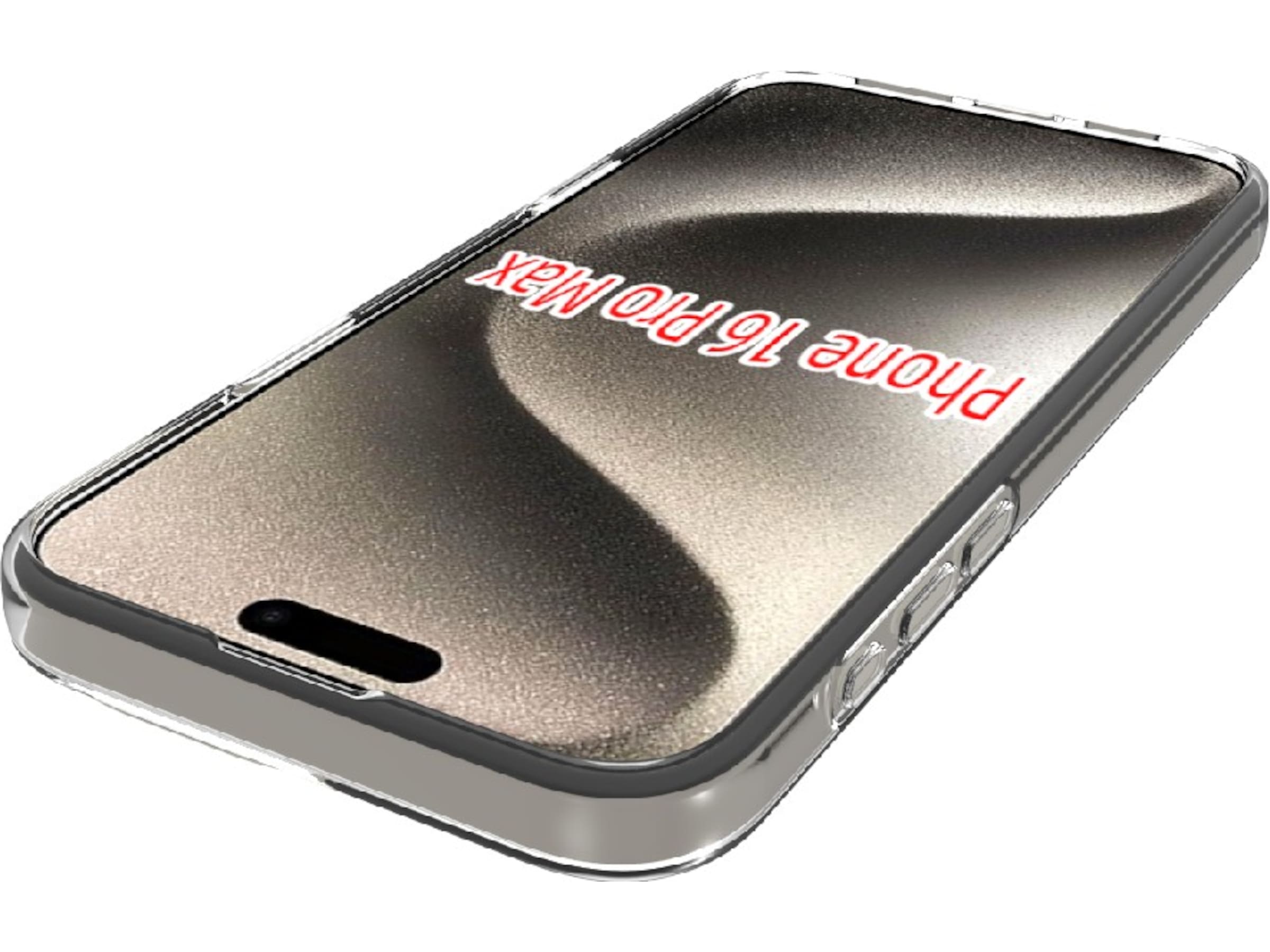 iiglo iPhone 16 Pro Max Silikonskal (transparent) Mobilskal