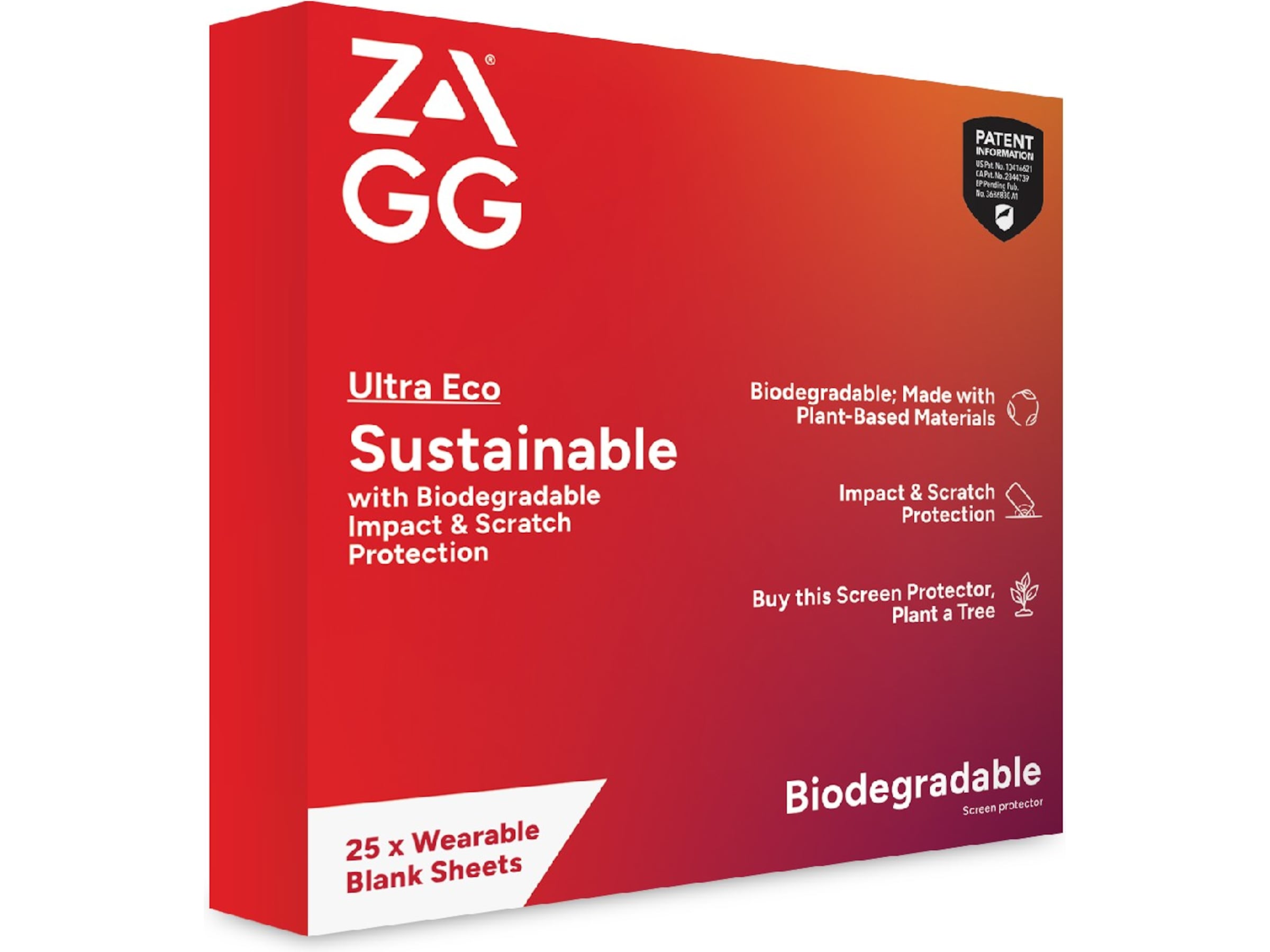 Zagg Ultra ECO Skärmskydd - Wear Skärmskydd mobiltelefon