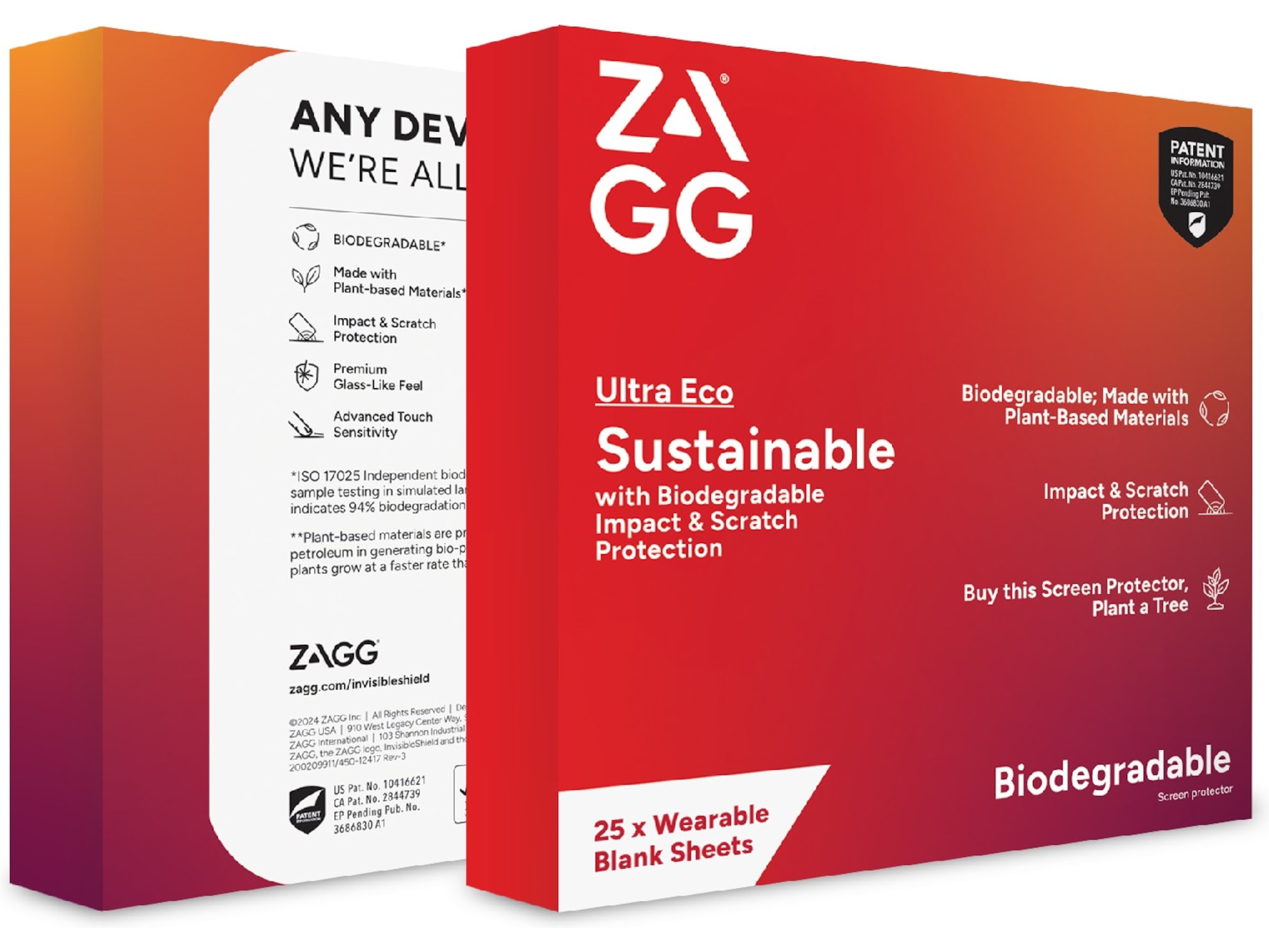 Zagg Ultra ECO Skärmskydd - Wear Skärmskydd mobiltelefon