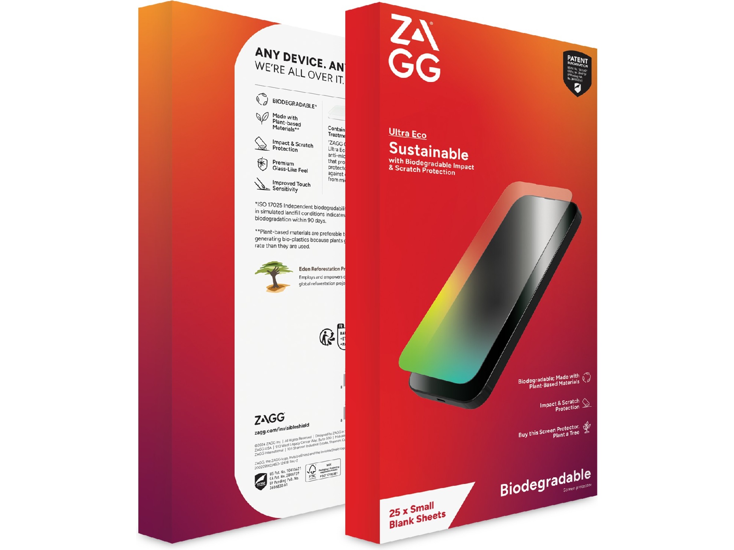 Zagg Ultra ECO Universal skärmskydd för mobiltelefoner Skärmskydd mobiltelefon