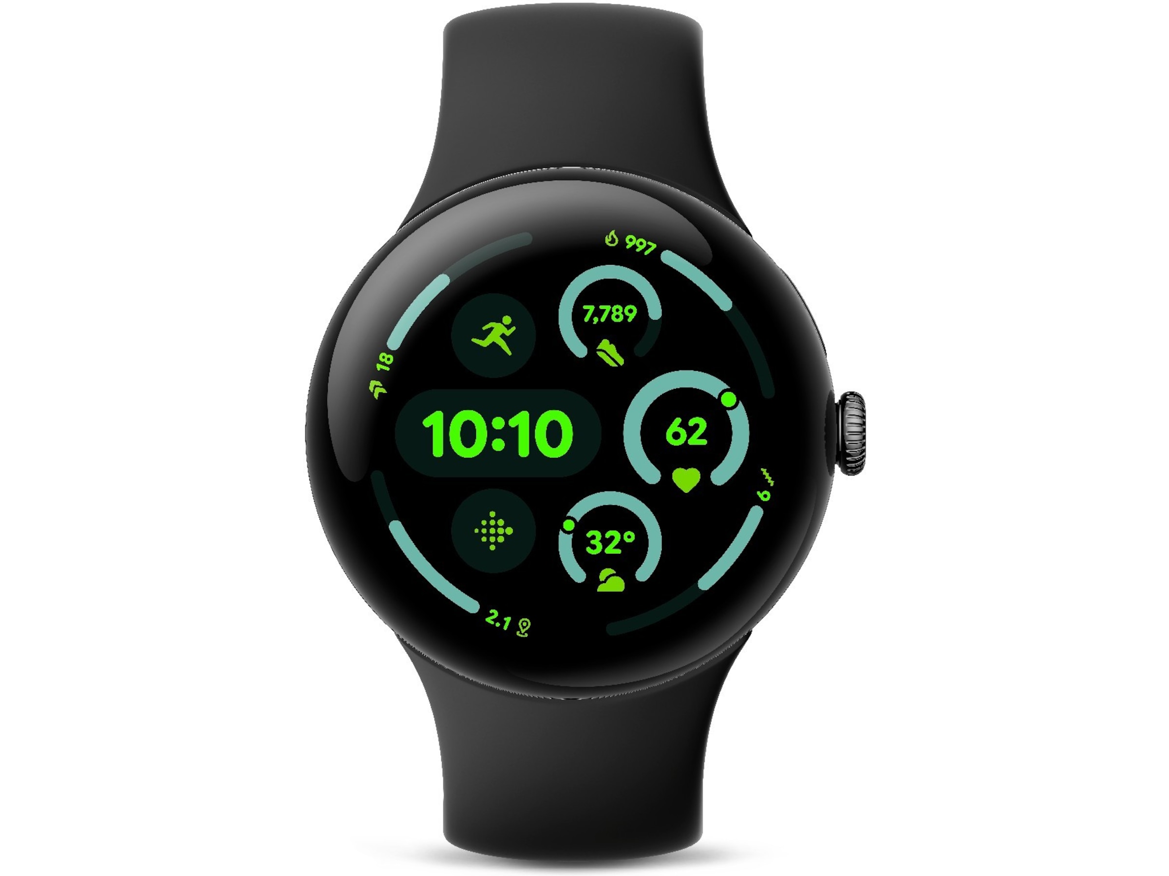 Google Pixel Watch 3 Large 45mm LTE (obsidian) Smartwatches
