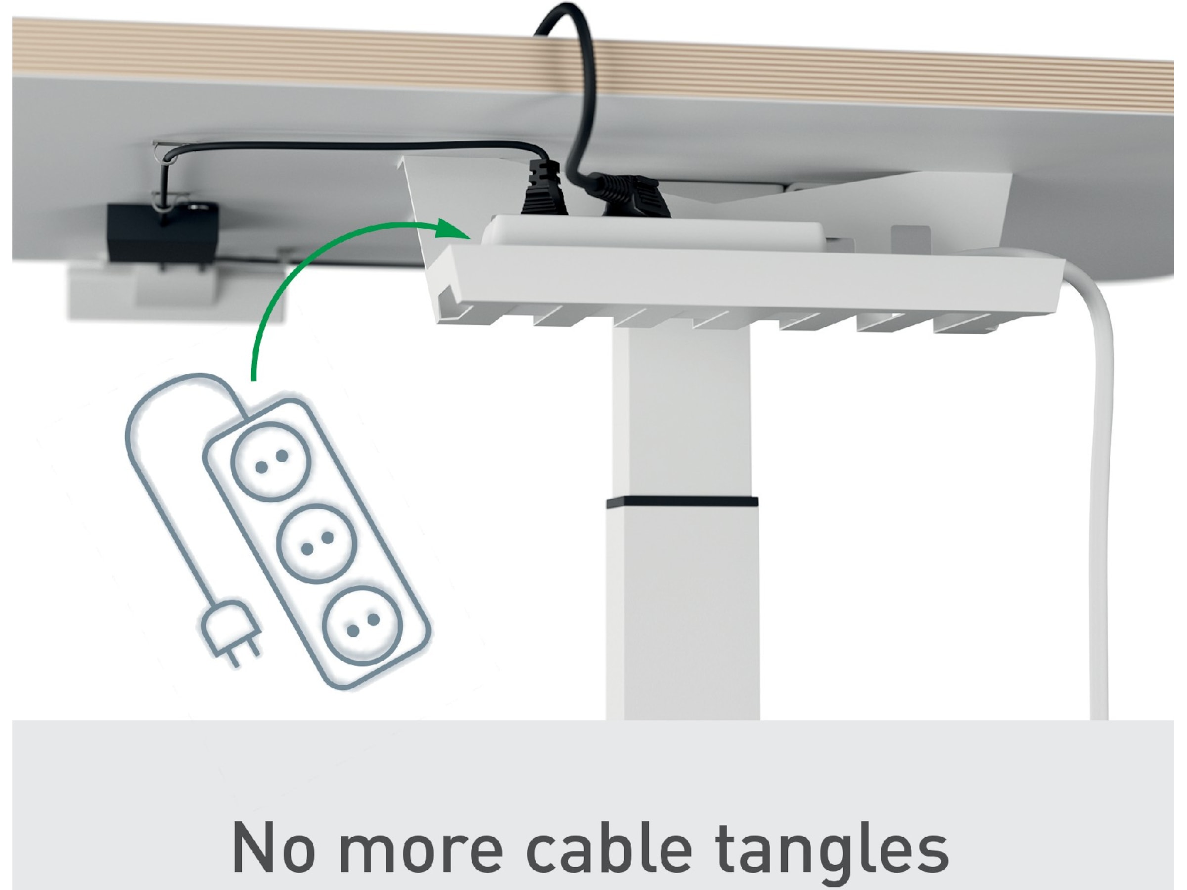 Leitz Ergo Höj- & Sänkbart Skrivbord, elektriskt, stå-upp-påminnelse Aktivitetsbord