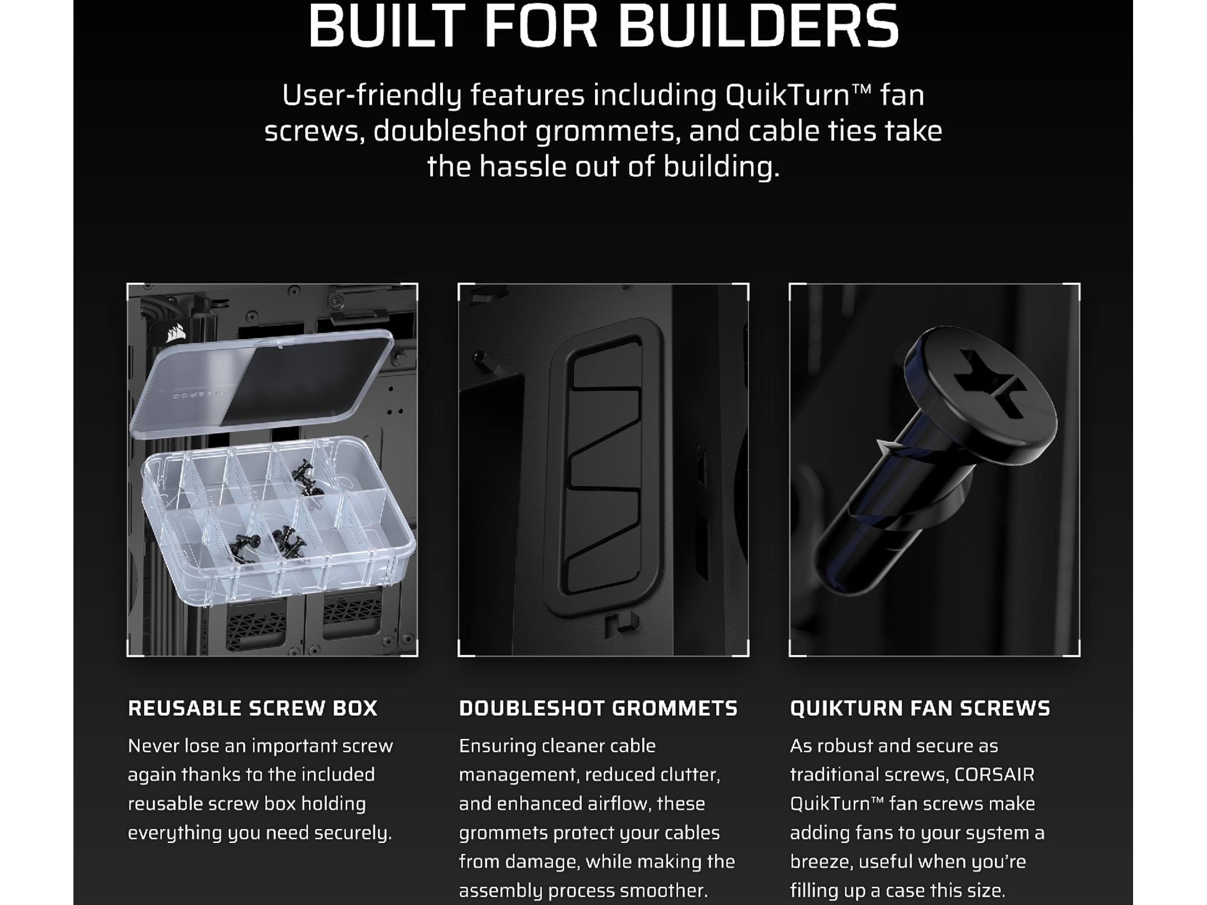 Corsair 5000T Tempered Glass Mid Tower (svart) Midi tower