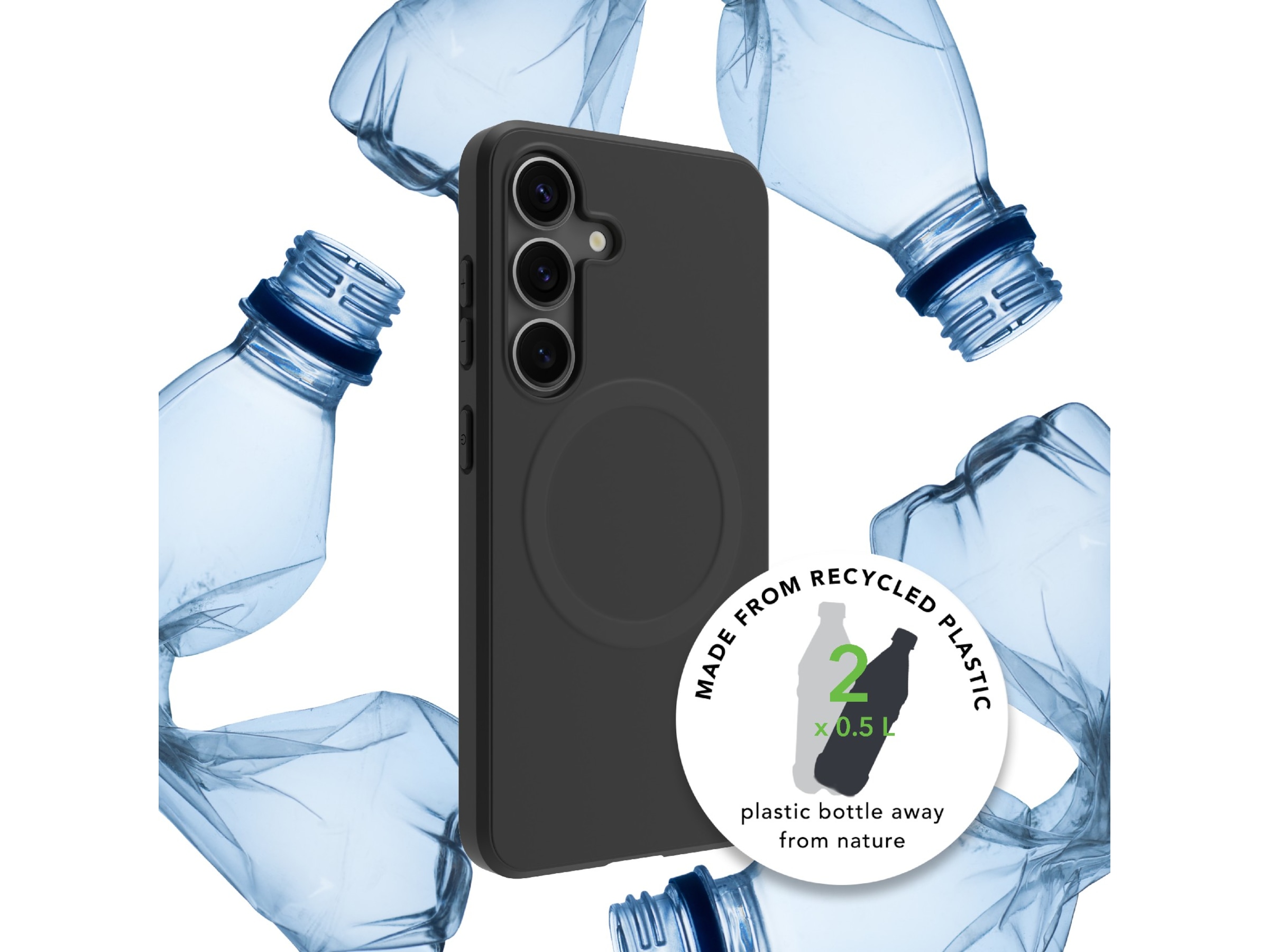 dbramante1928 Galaxy S25 Greenland Pro Qi2 skal (night black) Mobilskal