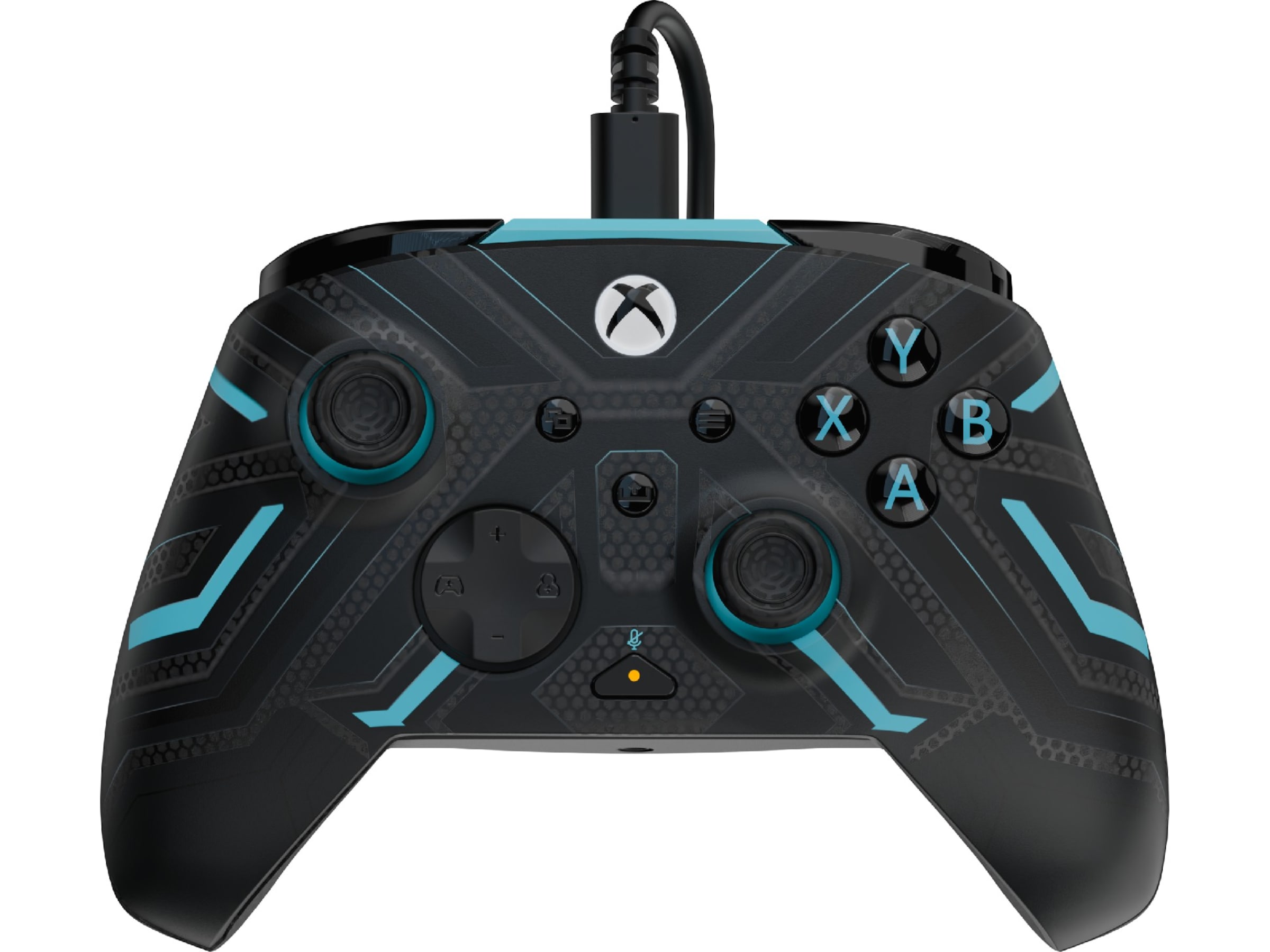 PDP Rematch Glow Wired Controller (titanstål) Tillbehör till spelkonsoler