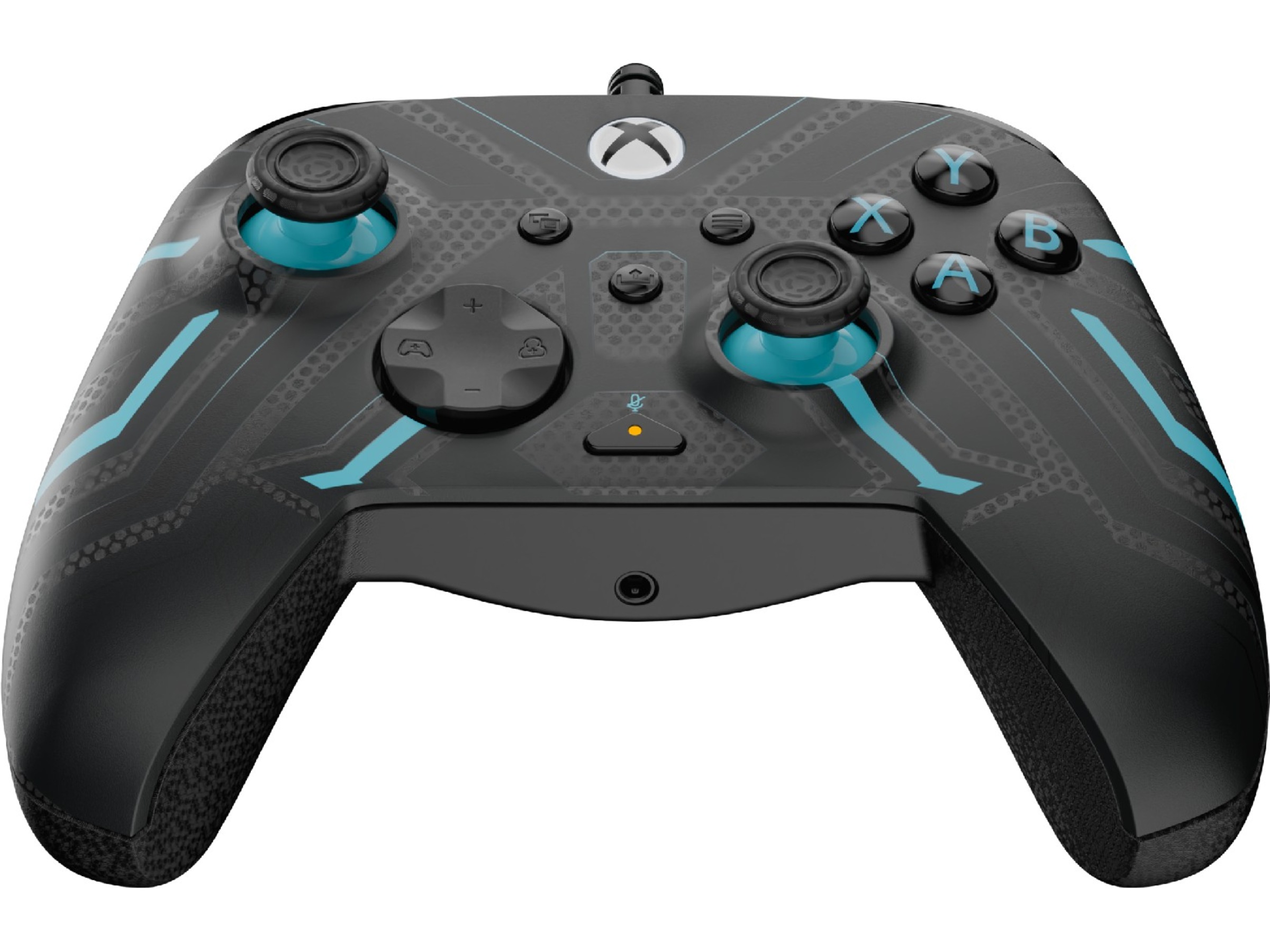 PDP Rematch Glow Wired Controller (titanstål) Tillbehör till spelkonsoler