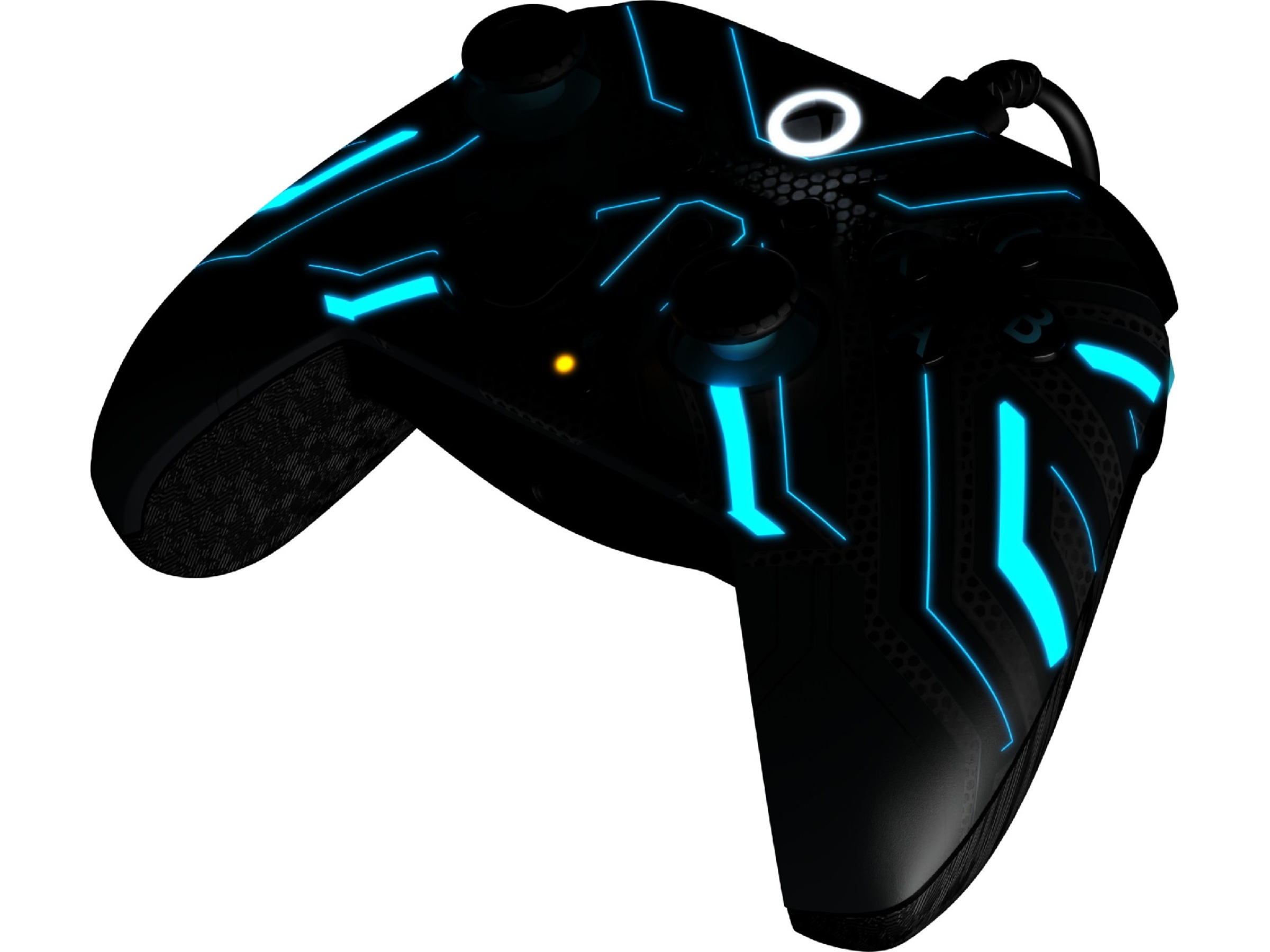 PDP Rematch Glow Wired Controller (titanstål) Tillbehör till spelkonsoler