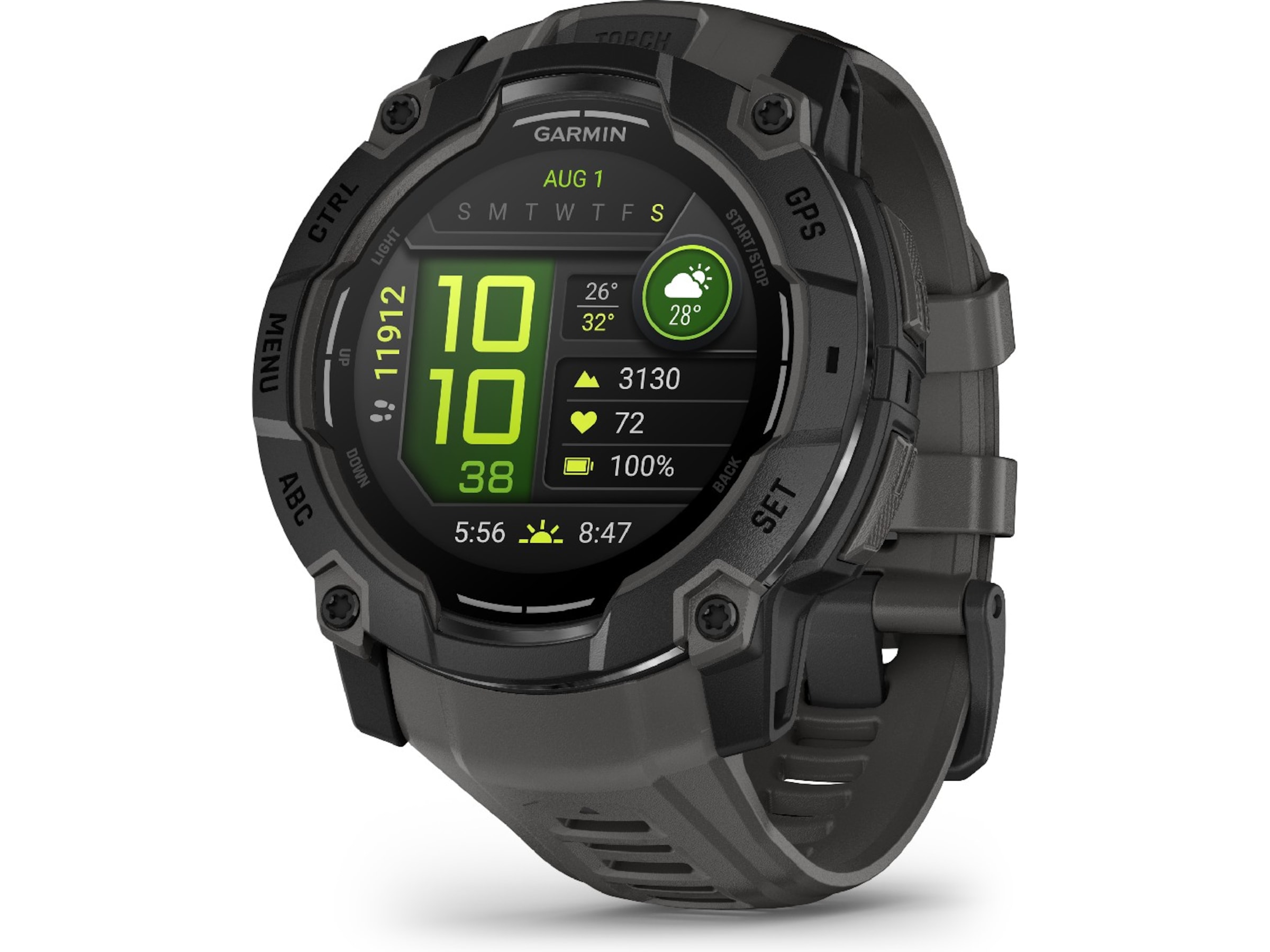 Garmin Instinct 3 AMOLED 50mm (svart/kol) Smartwatches